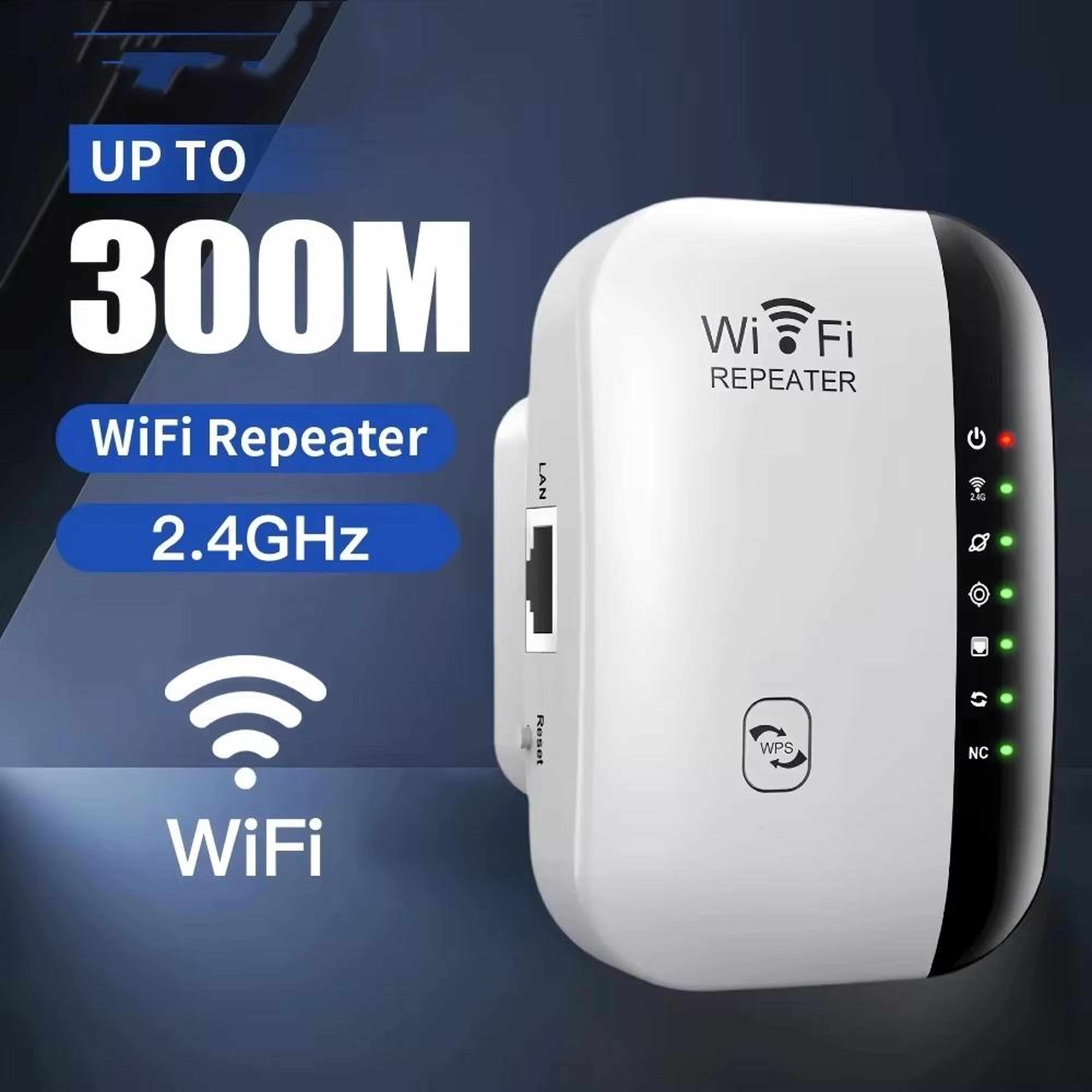 300Mbps WiFi Range Extender Wireless Repeater WiFi Signal Booster With WPS US Plug 1