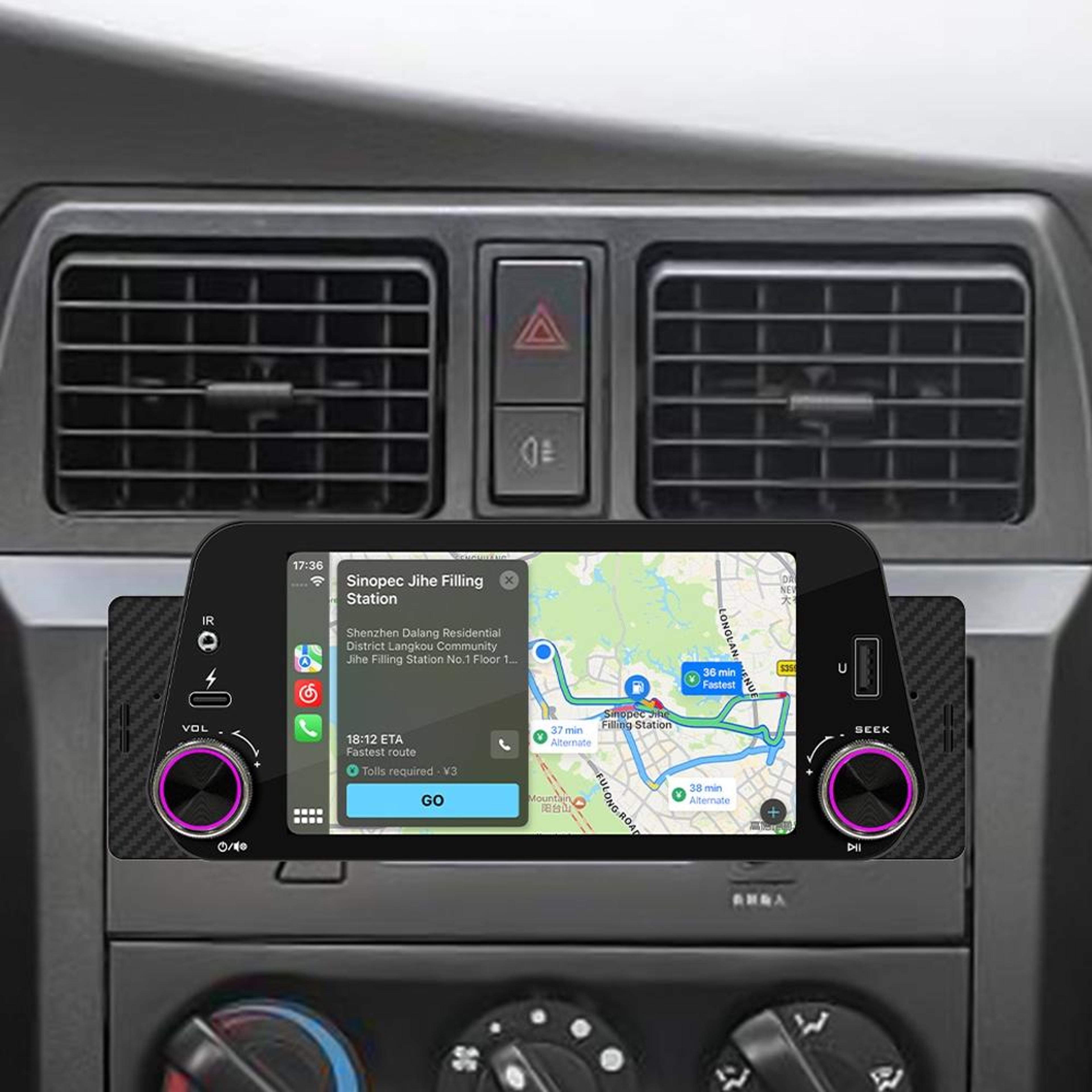 5 Inch Bluetooth Car Stereo Wireless MP5 Player Touchscreen Hands Free Car Radio 4