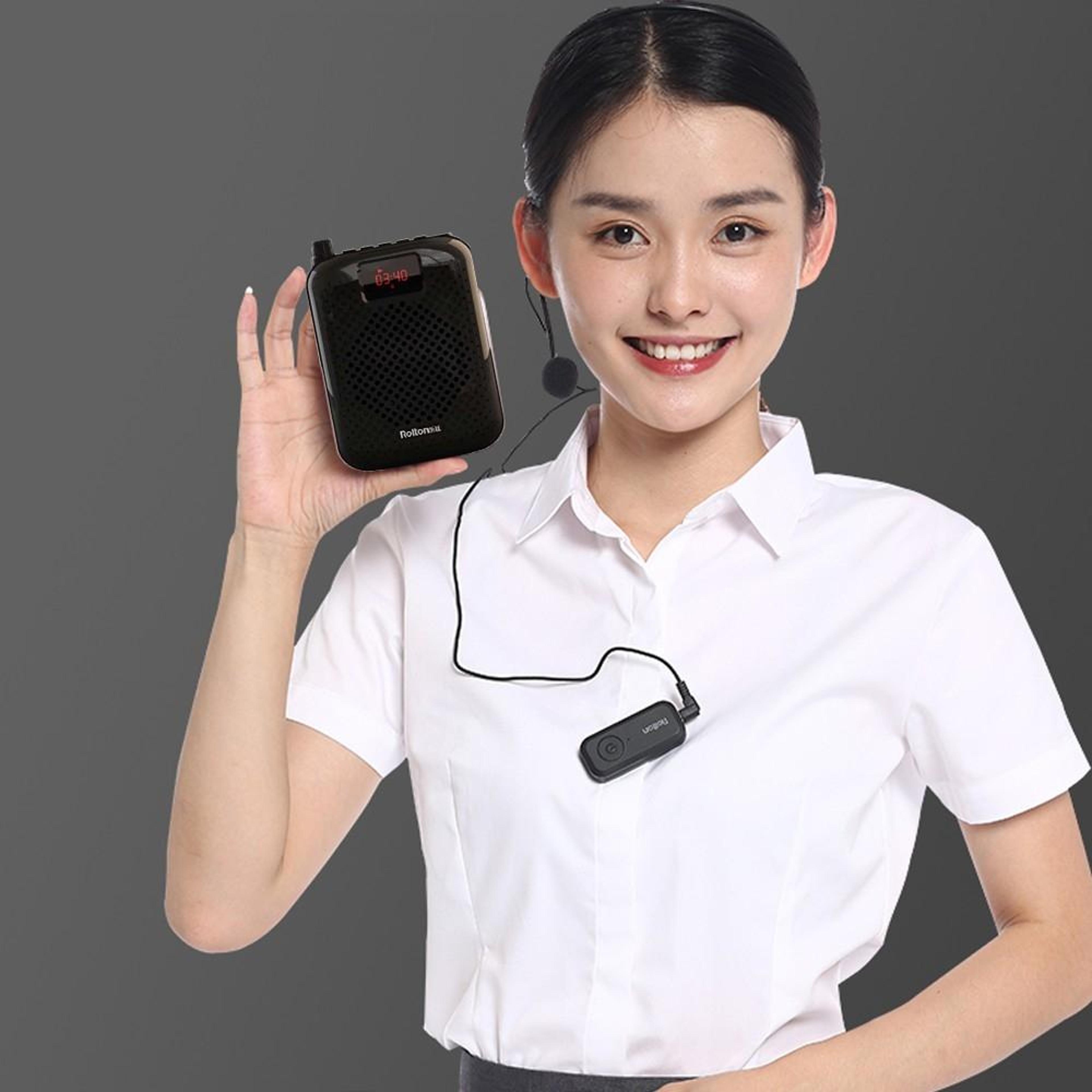 Rolton K11 Wireless Microphone Transmitter FM Transmitter For Little Bee Loudspeakers 9