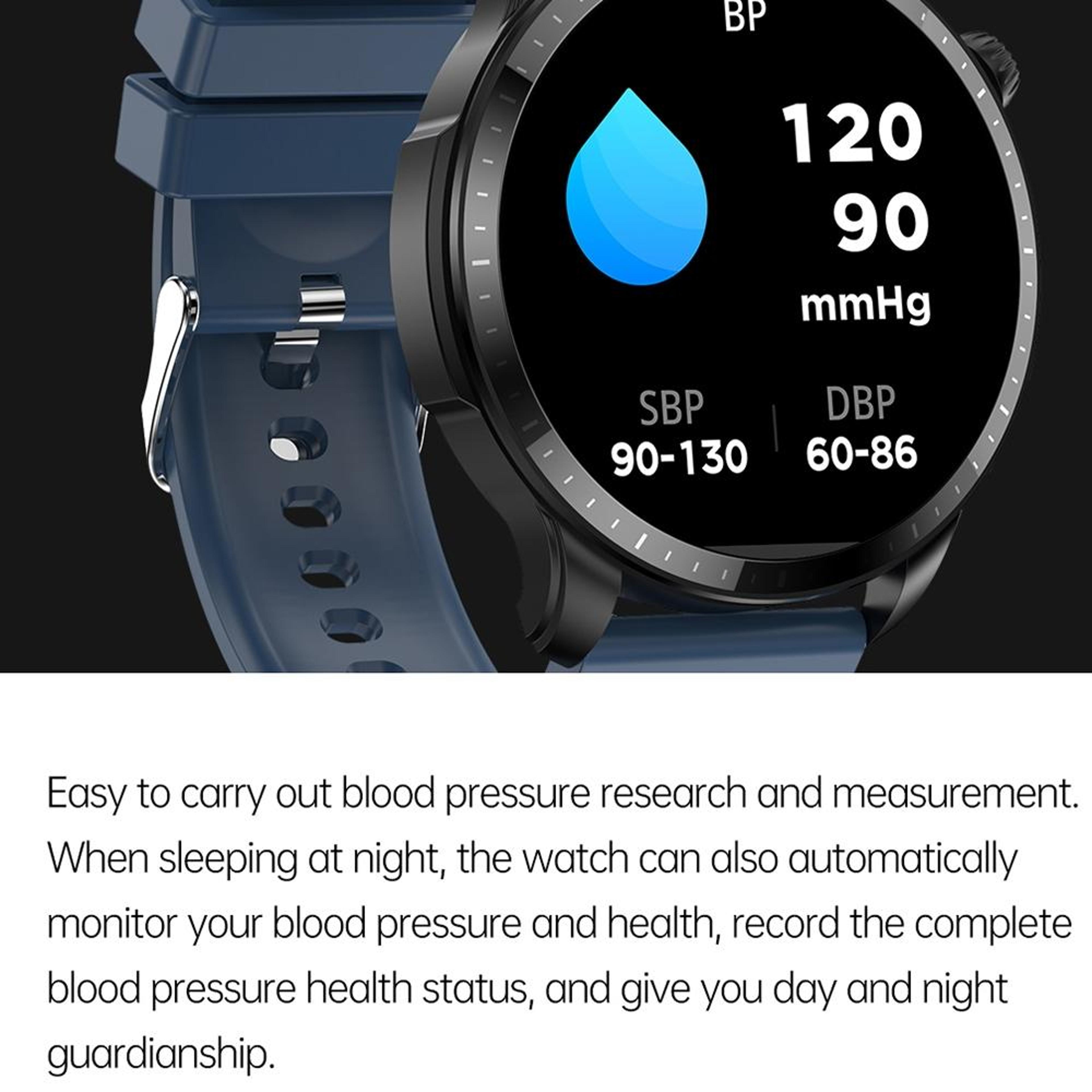 T52 Bluetooth Calling Smart Watch With Health Monitoring IP67 Waterproof Leather Band 10