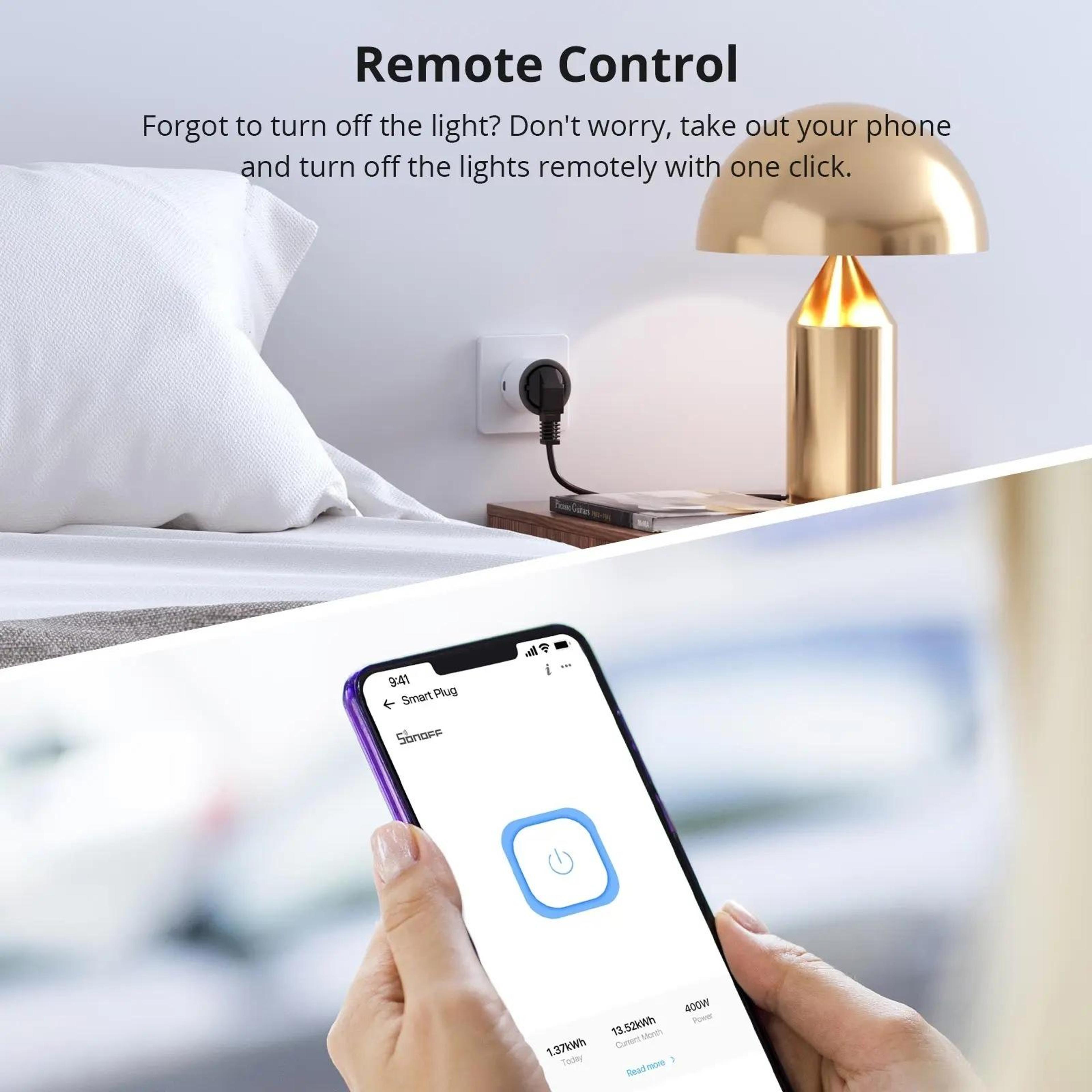 SONOFF S60TPG Smart WiFi Socket With Voice Control Energy Monitoring And Timer 6