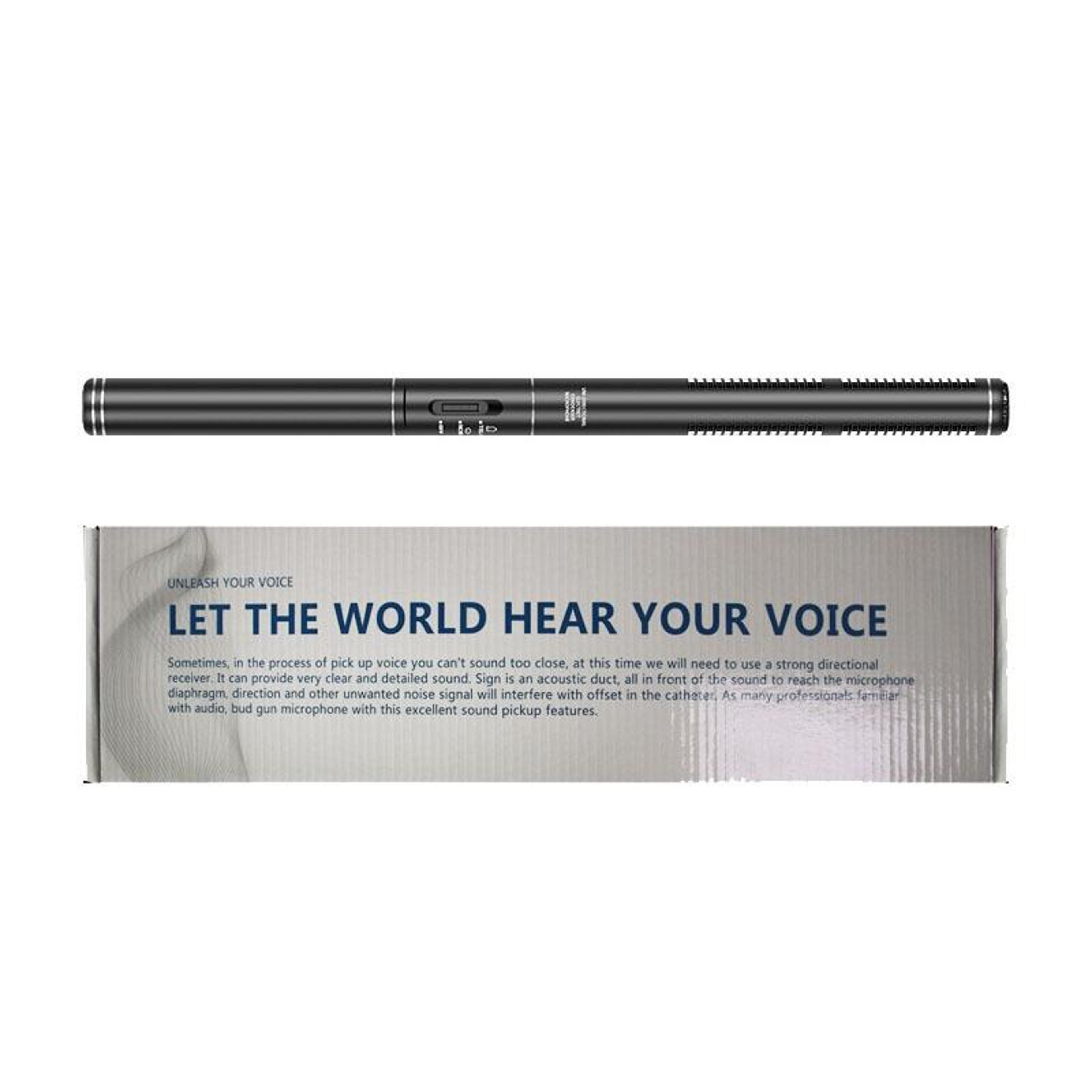 Smart Shotgun Microphone With Noise Reduction For Camera Phone Computer Interview Recording 9