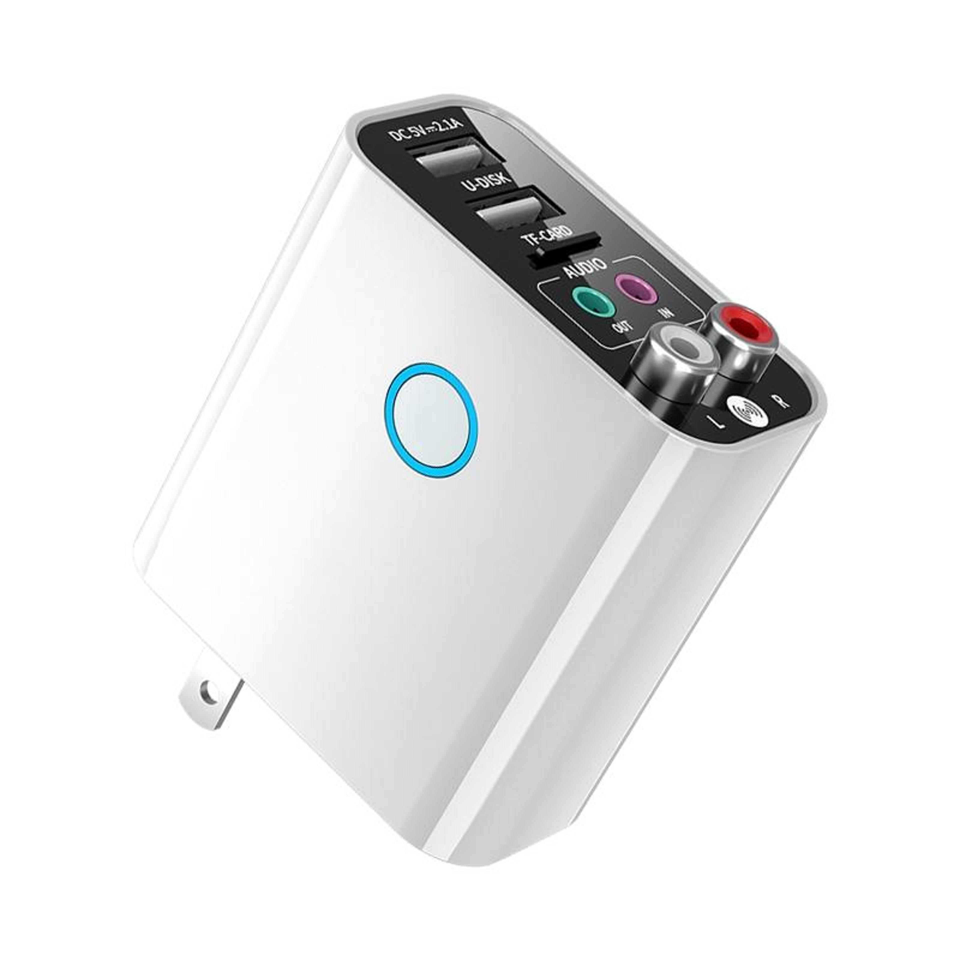 K16 Bluetooth Audio Transmitter Bluetooth 50 Adapter 2 In 1 AUX RCA Receiver With Remote Control 0