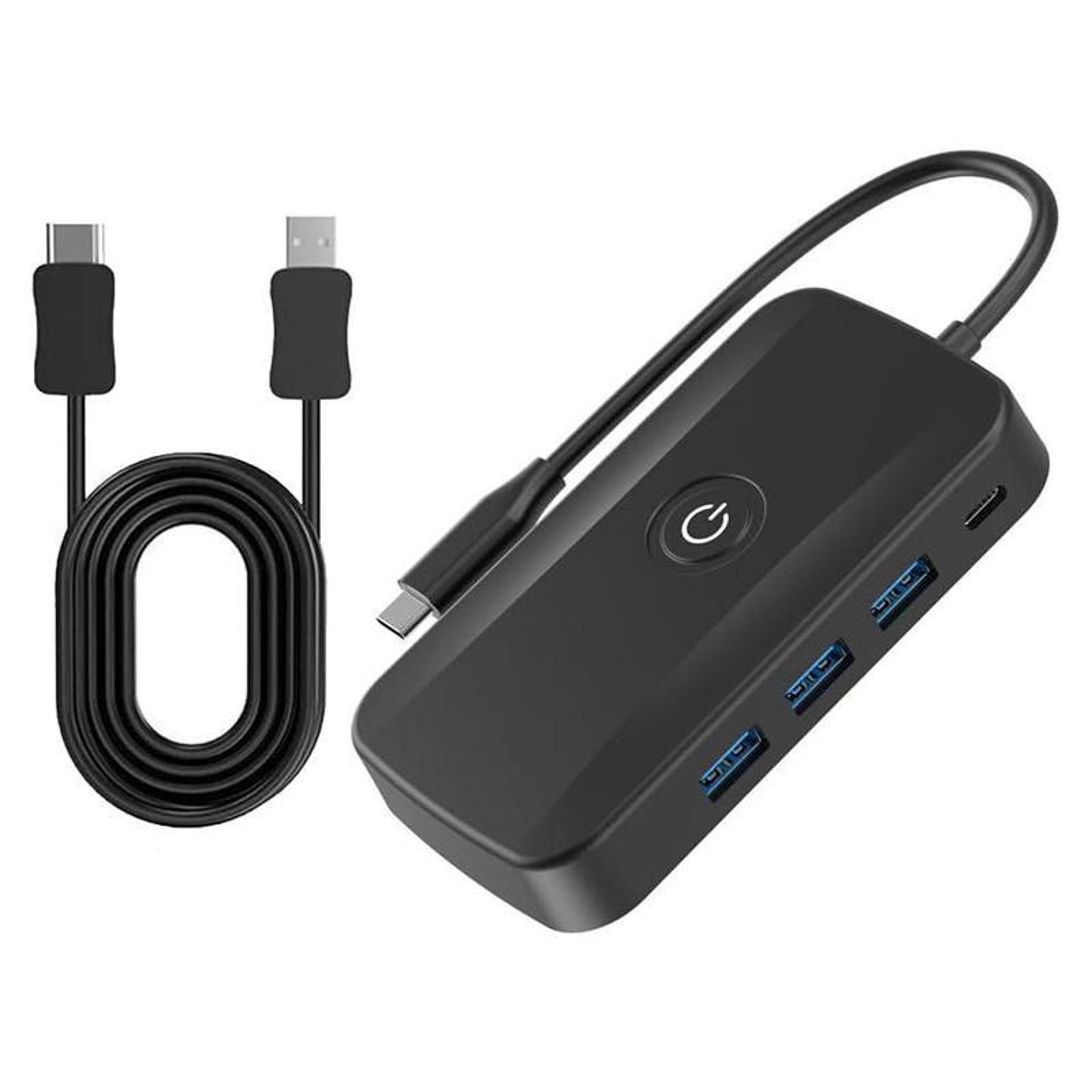 5 In 1 Wireless HDMI Transmitter And Receiver USB C Docking Station With PD 100W Fast Charging 0