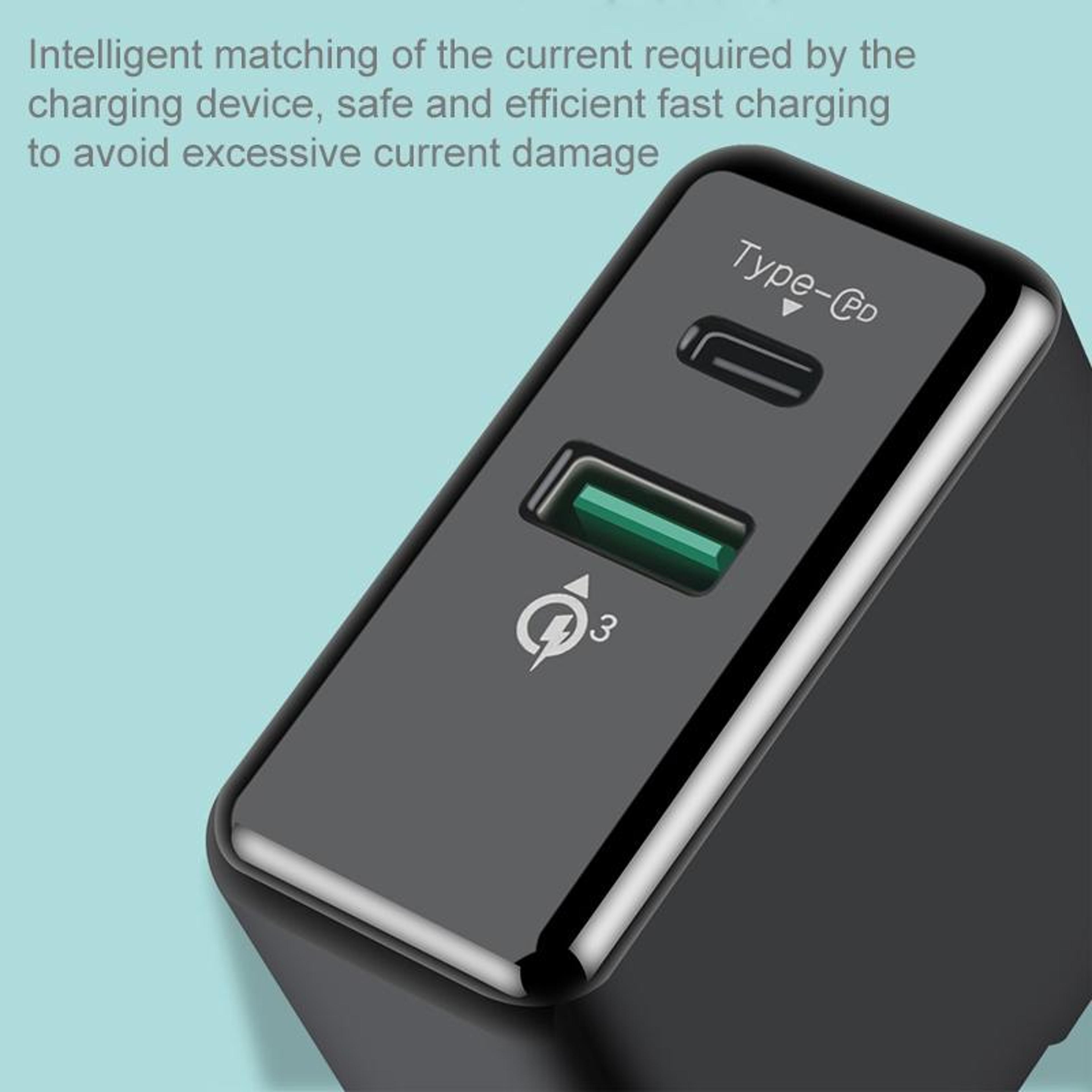 RUIGPRO DJI Osmo Action Charger PD USB C QC 30 Fast Charging Adapter US Plug 9