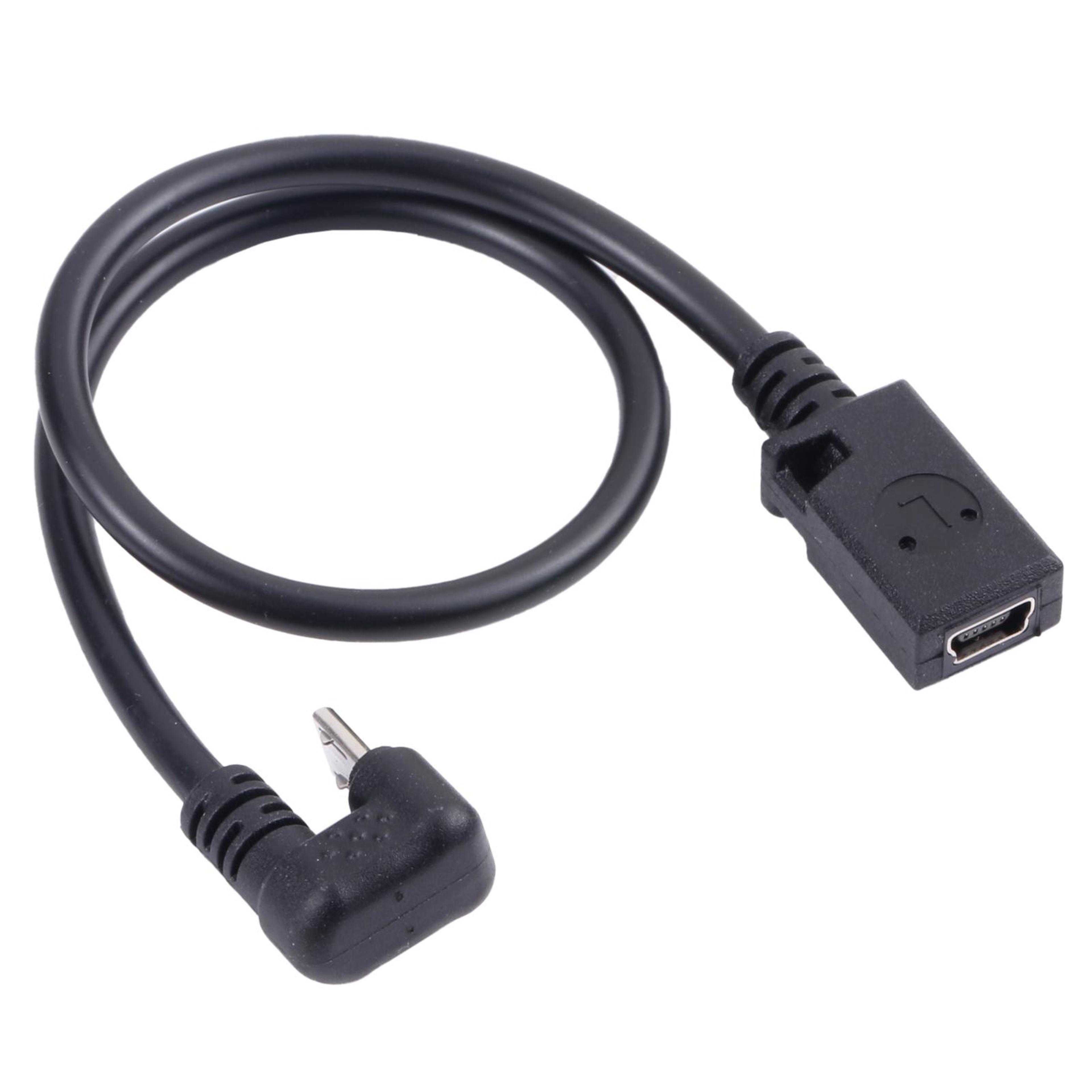 Mini USB Female To Micro USB Male Data Charging Cable Adapter For Fast Sync And Charging 0
