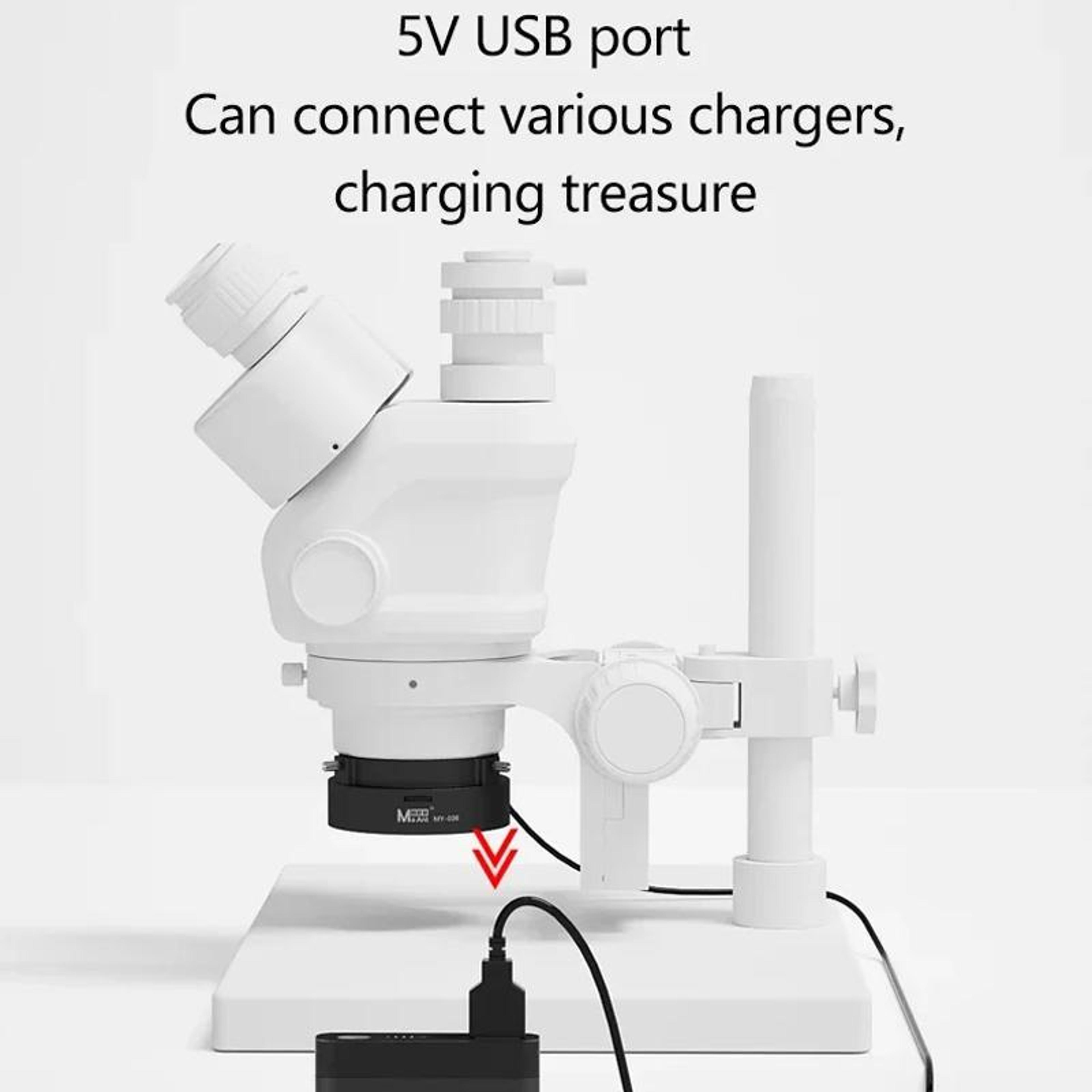 MaAnt MY036 Microscope Ring Light 72 LED USB Ring Light For Cell Phone Repair Microscopes 2