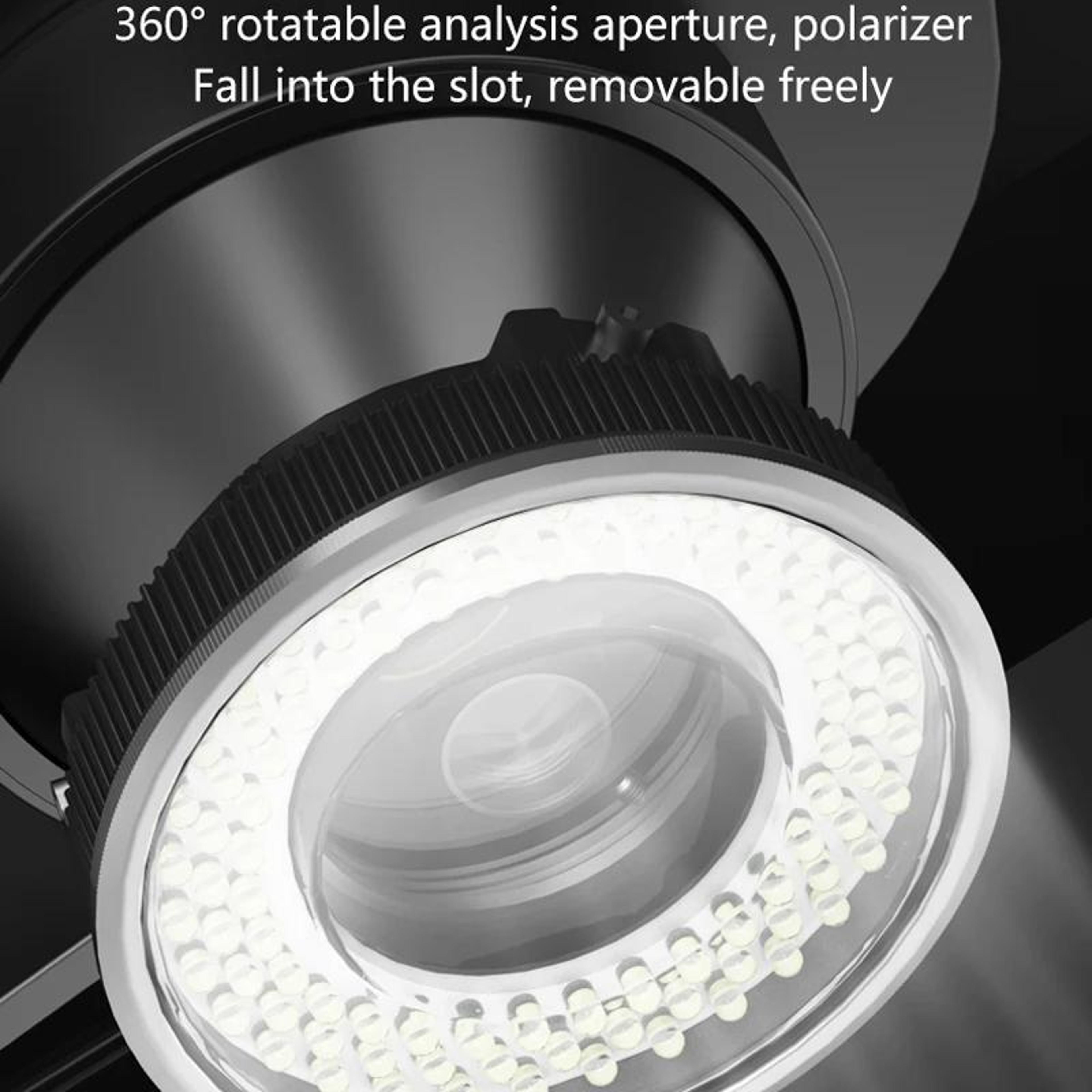MaAnt MY038 Microscope Ring Light 96 LED Polarized LED Light For Phone Repair Microscopes 6