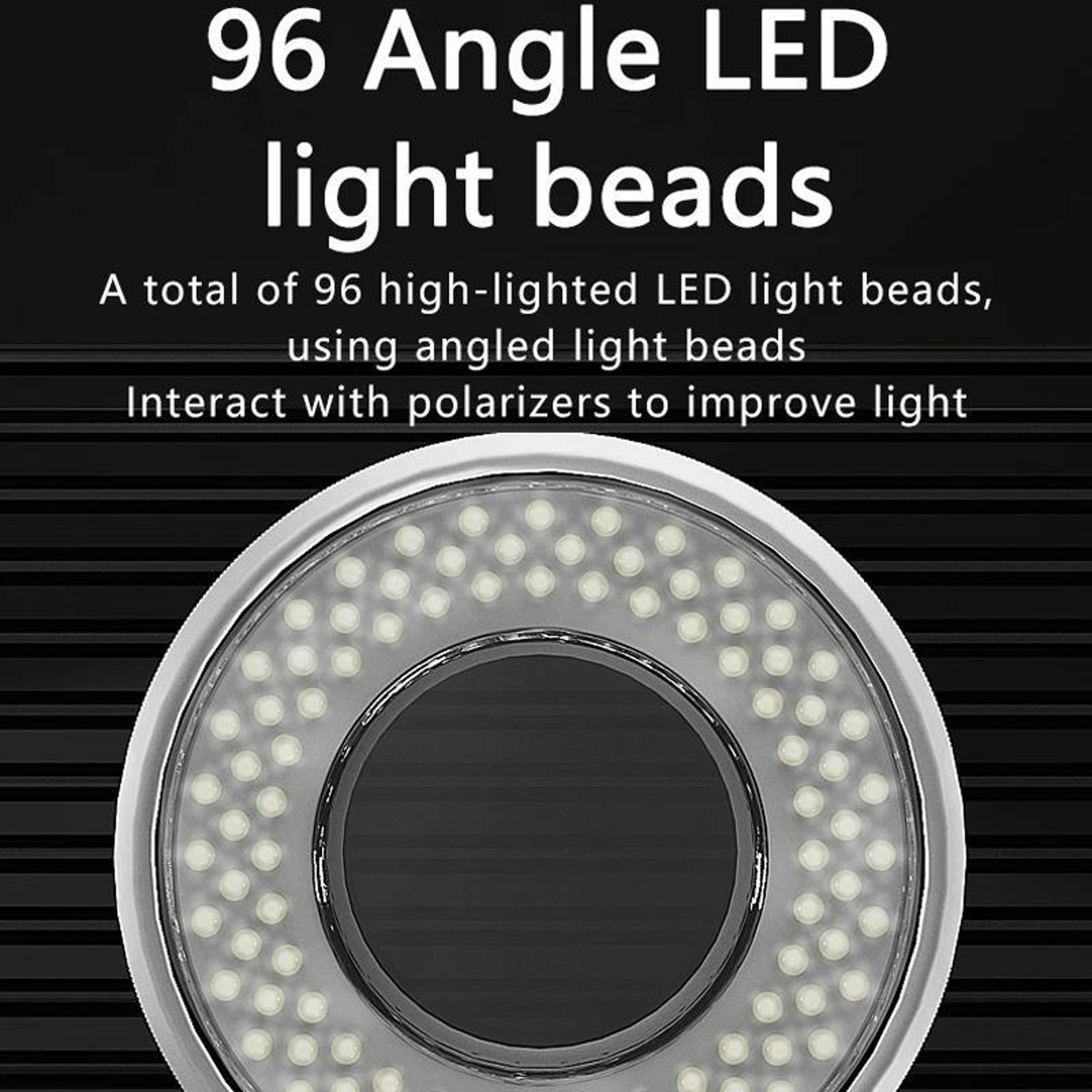 MaAnt MY038 Microscope Ring Light 96 LED Polarized LED Light For Phone Repair Microscopes 7