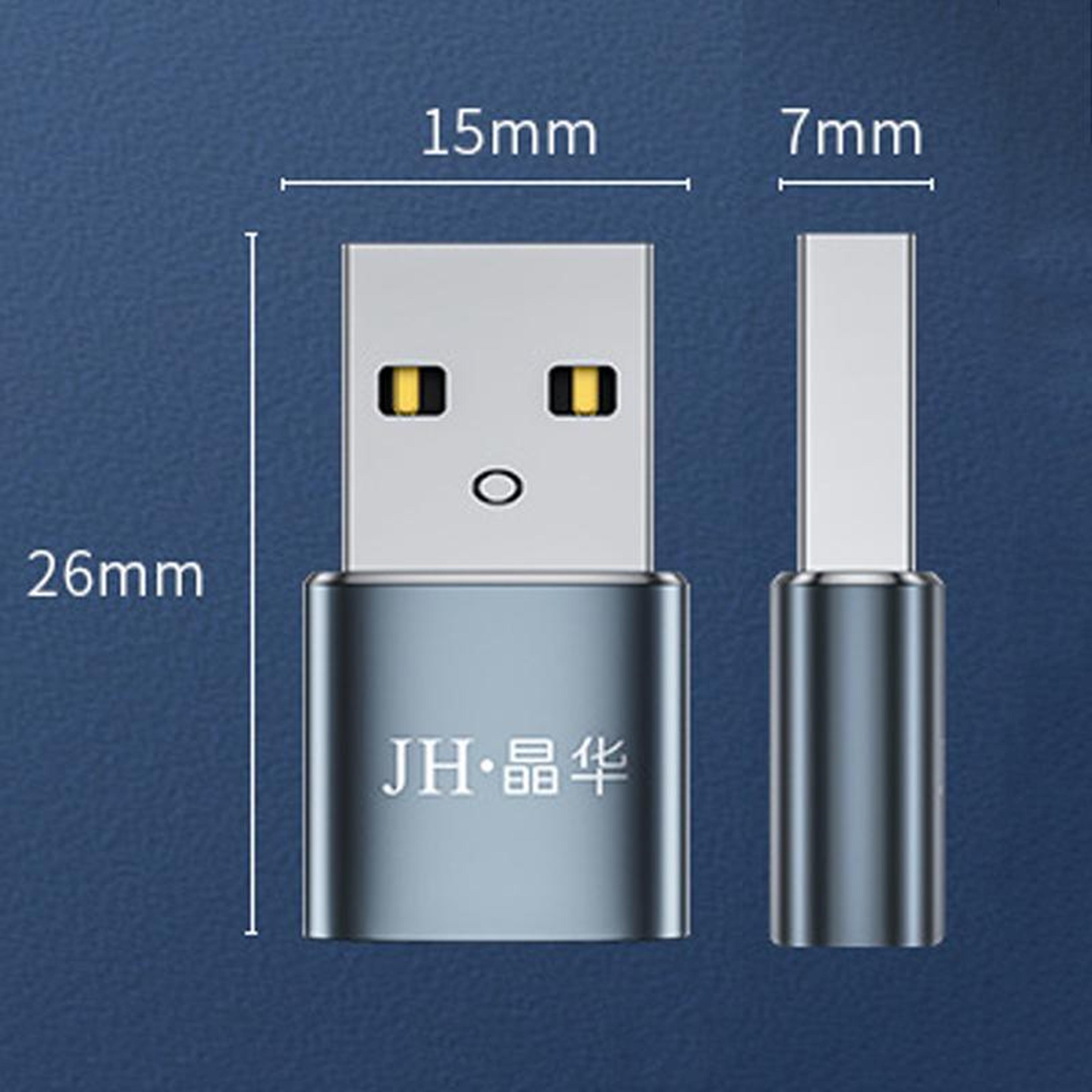 JINGHUA S505 USB To Type C Adapter USB 20 Charging And Data Transfer Converter 5