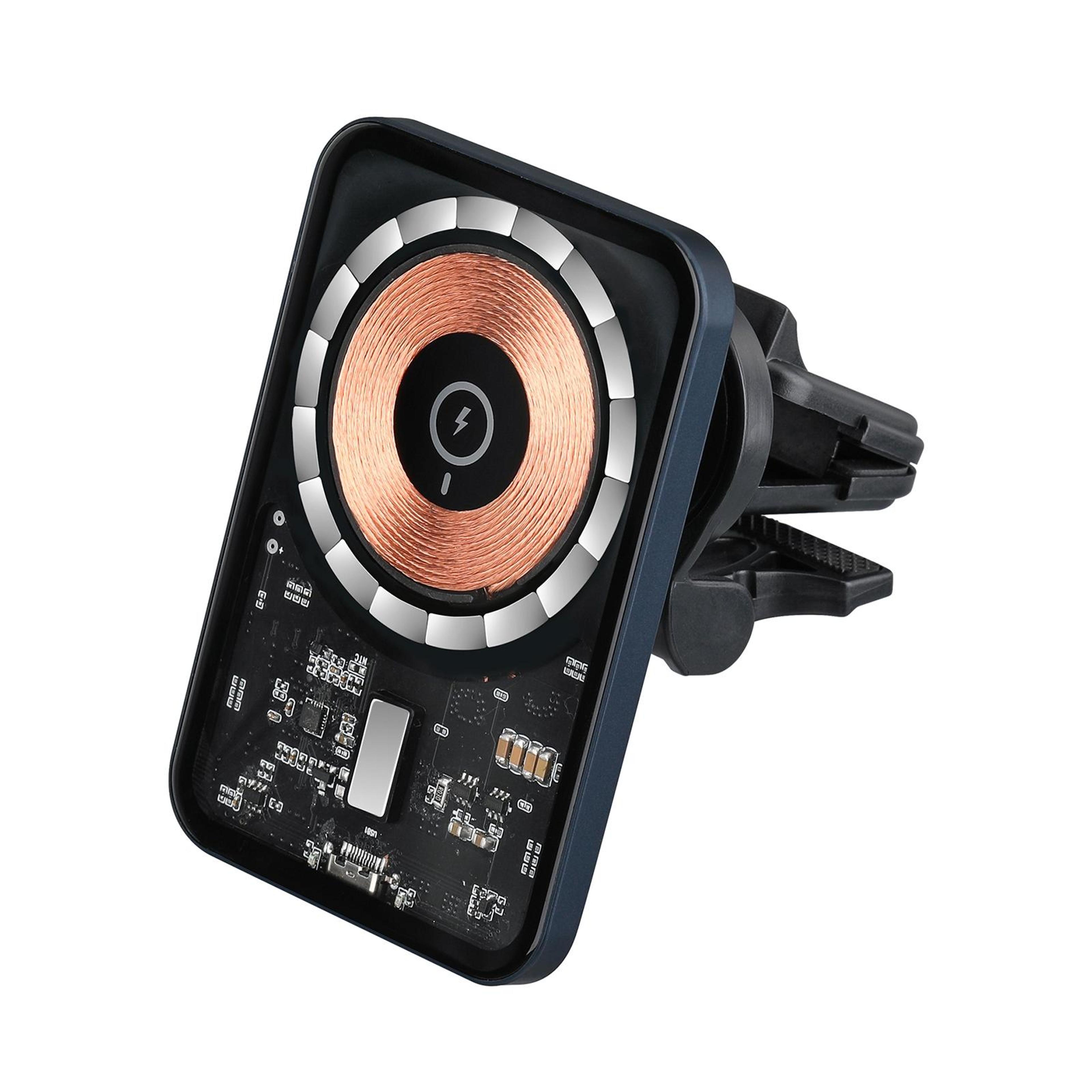 x6f magnetic wireless car charger 15w fast magsafe car charger air vent phone mount