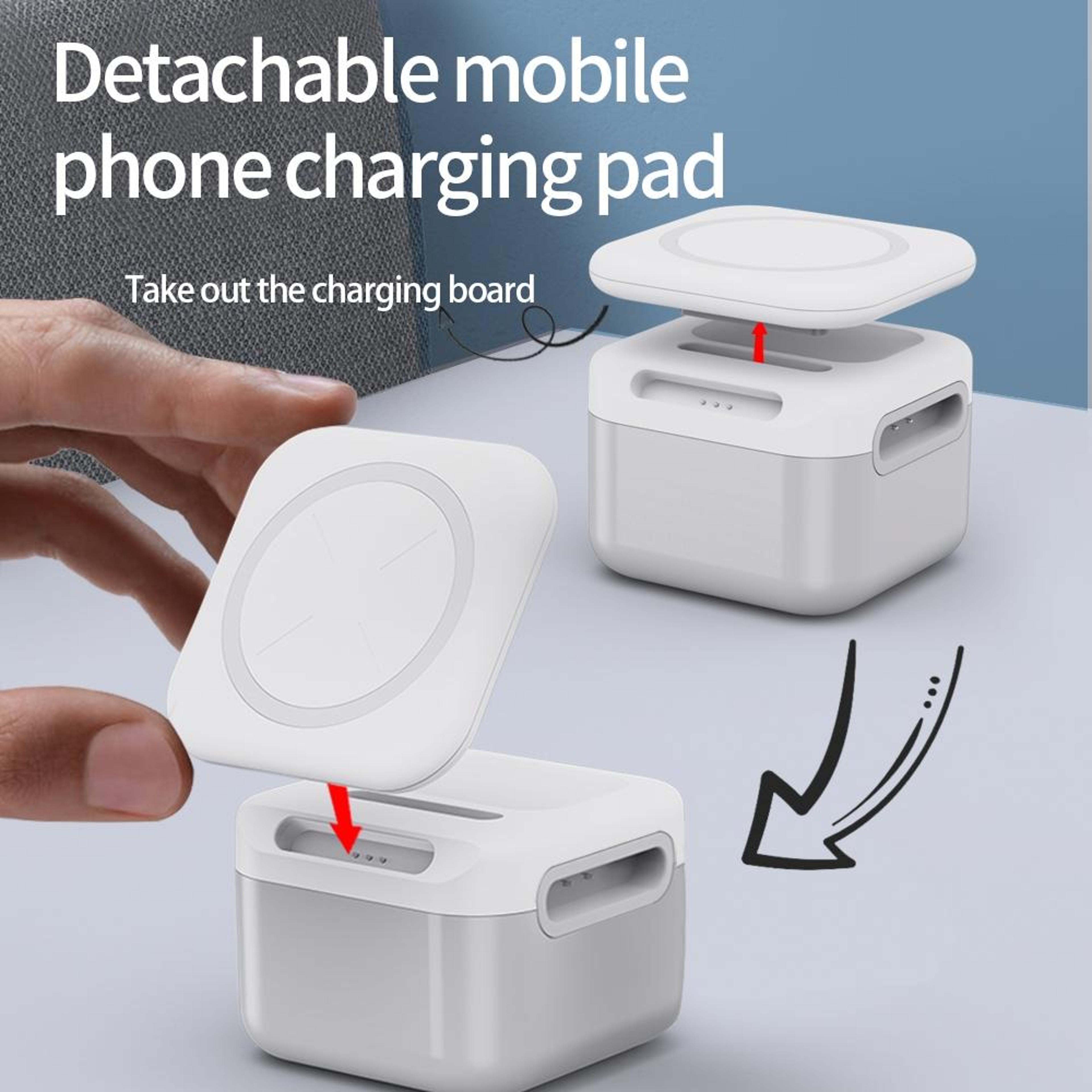 H31 3 In 1 Wireless Charger 15W Magnetic Wireless Charger Foldable MagSafe Charging Stand 2
