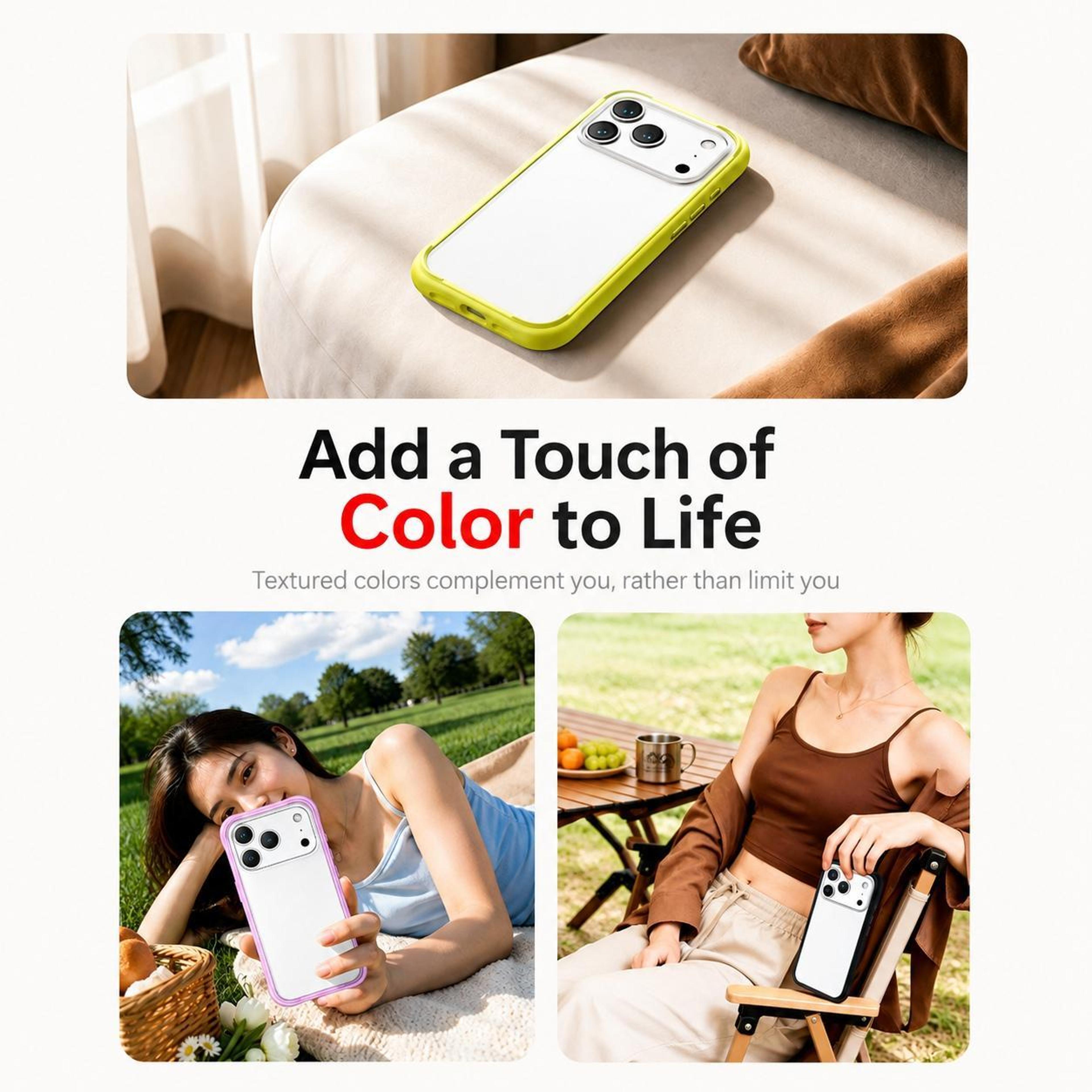 Slim IPhone 16 Pro Bumper Case Soft Silicone Shockproof Frame For IPhone 16 Pro And Pro Max 6