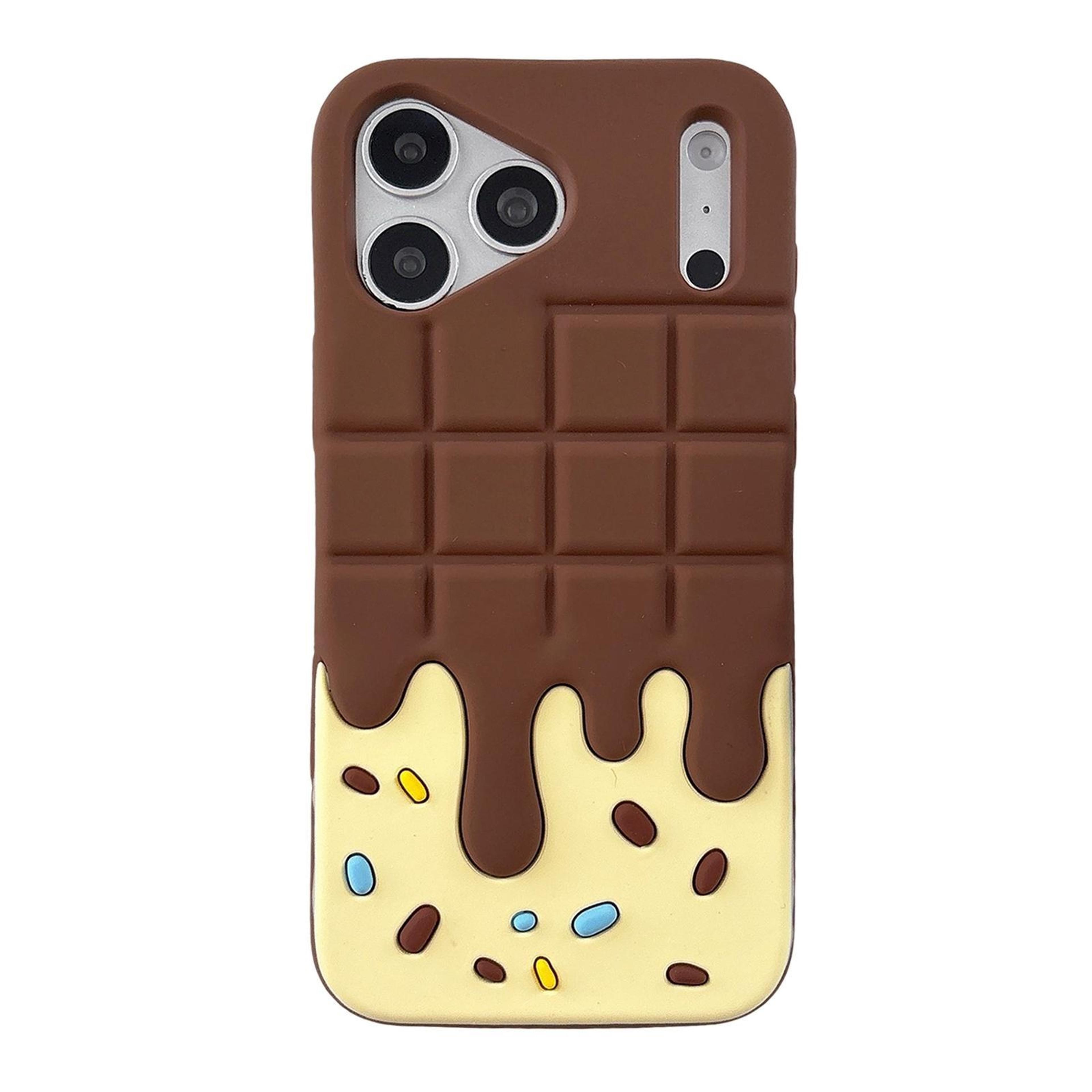 Candy Chocolate IPhone 17 Pro Case Soft Silicone Protective Cover For IPhone 17 Pro Max 7