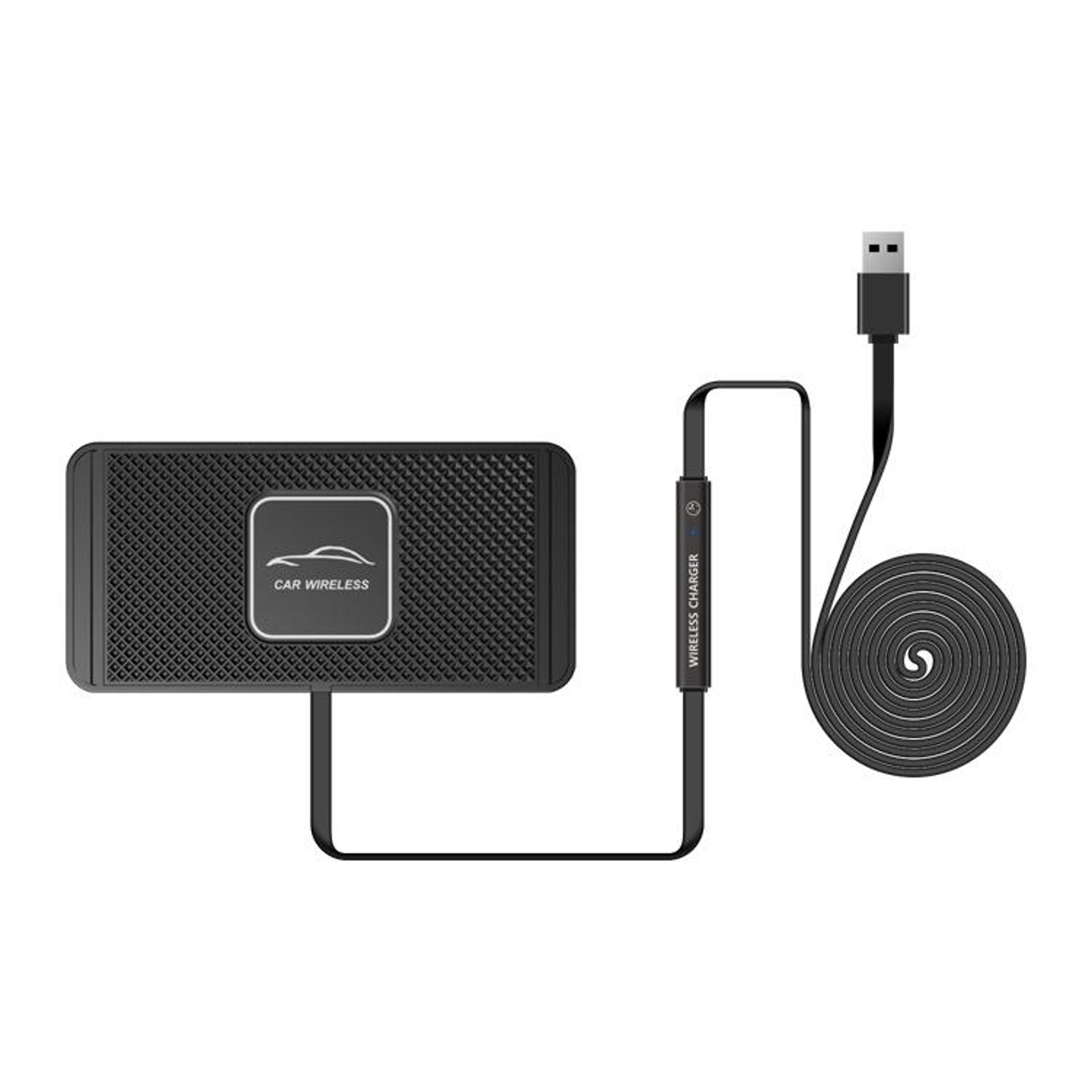 POLMXS C1 15W Wireless Charger Non Slip Car Wireless Charger Qi Charging Pad 7