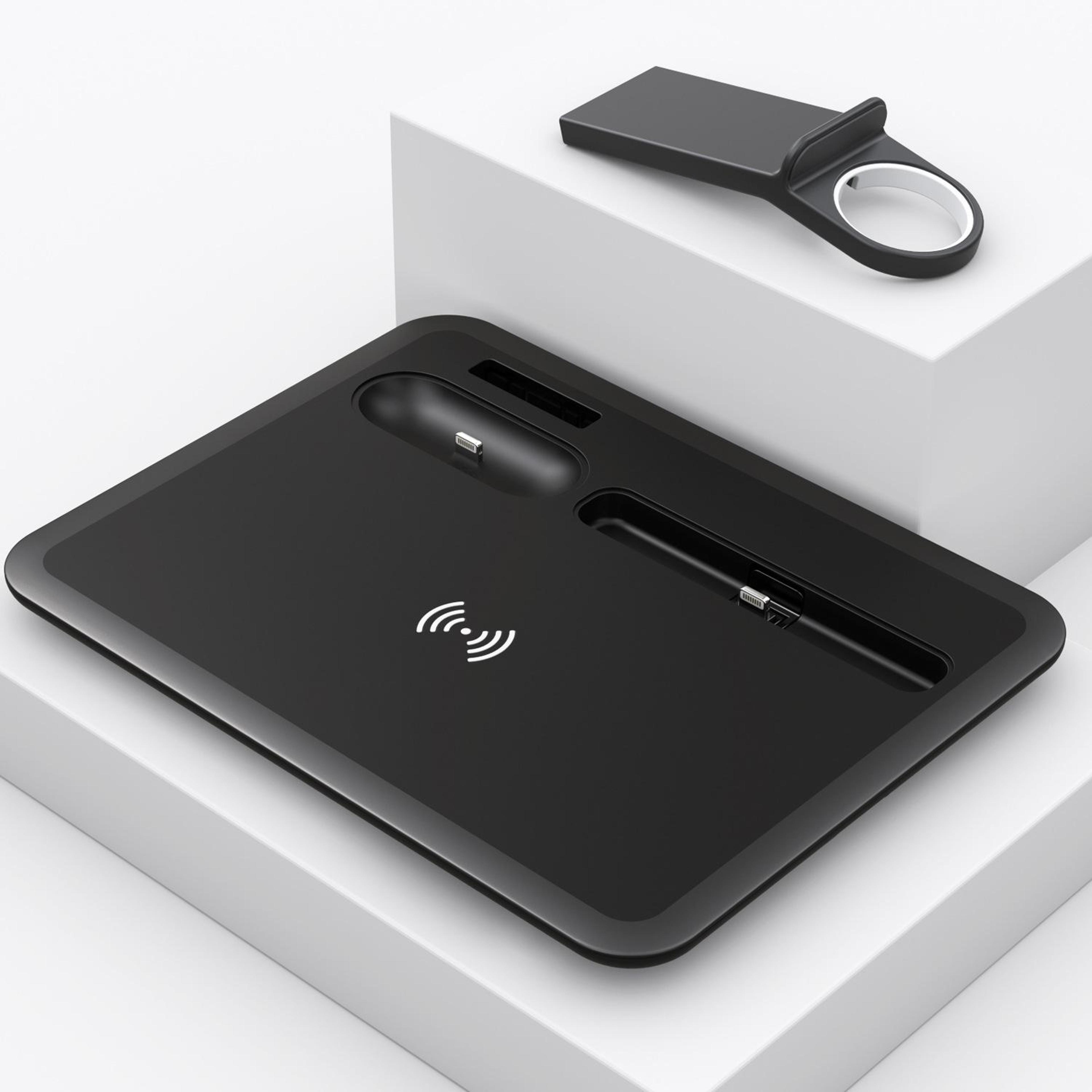 HQ UD17 4 In 1 Wireless Charger Fast Wireless Charging Station For Phone Watch Earbuds 1