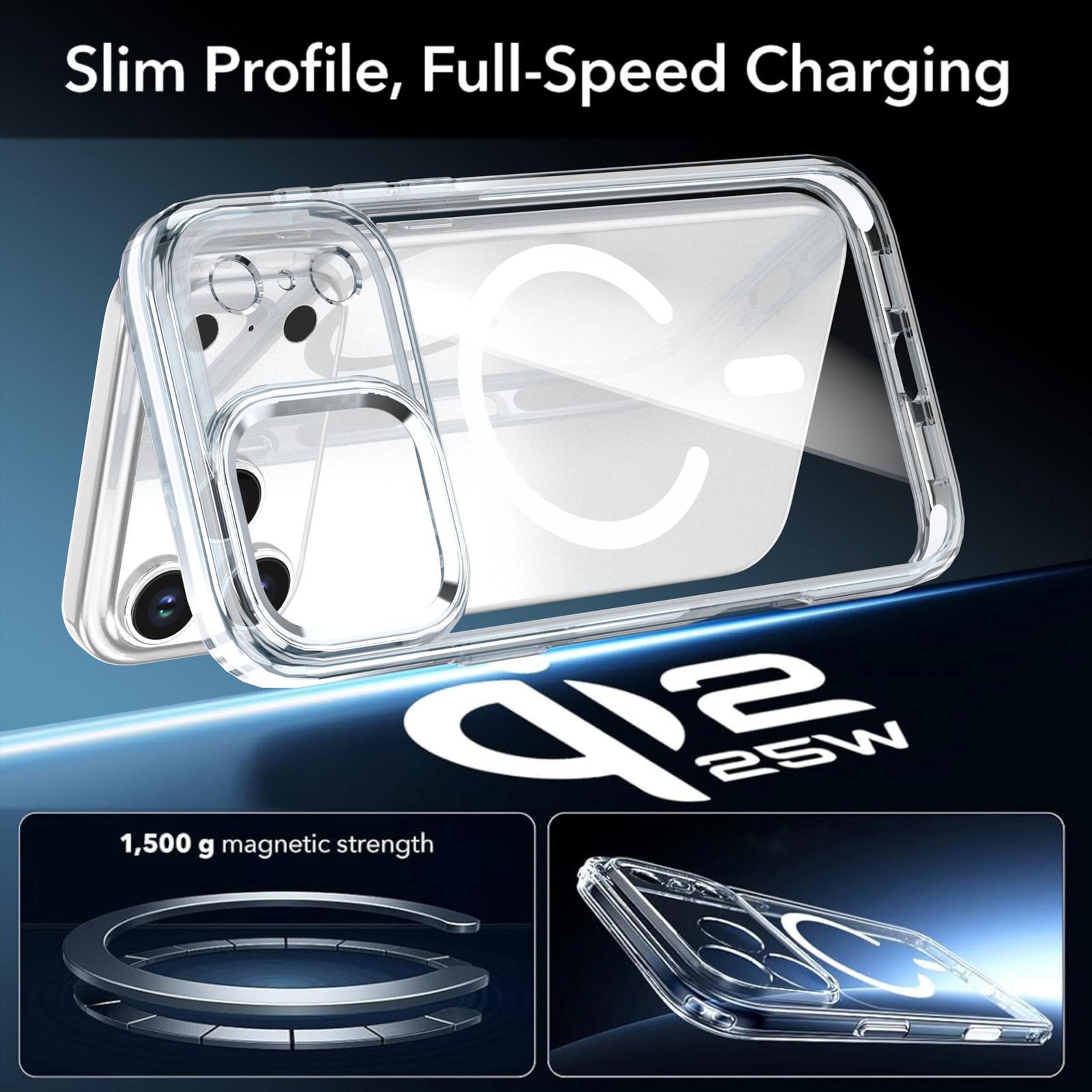 Clear Magnetic MagSafe Case For IPhone 17 Pro Max Slim Shockproof Transparent Cover 4