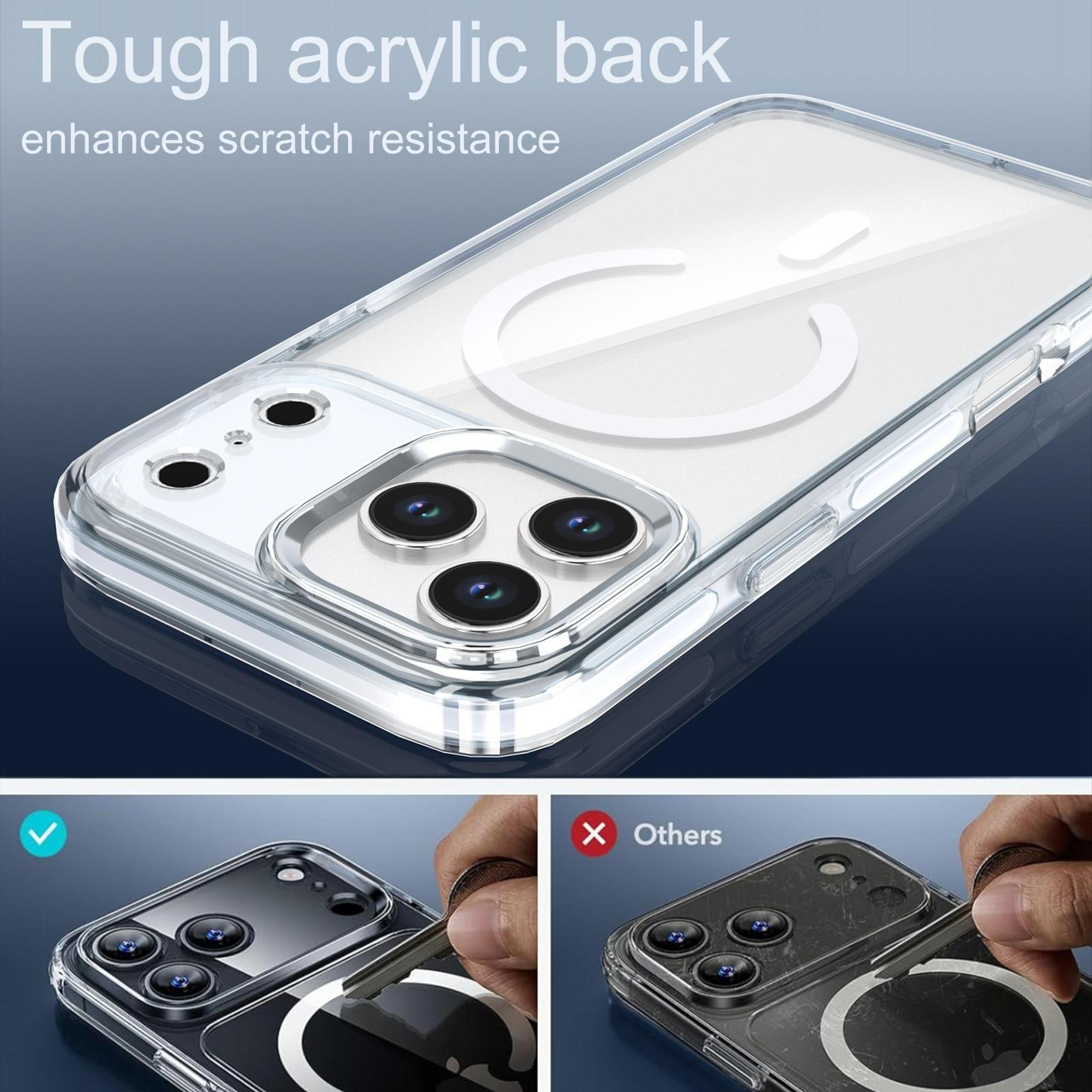 Clear Magnetic MagSafe Case For IPhone 17 Pro Max Slim Shockproof Transparent Cover 5