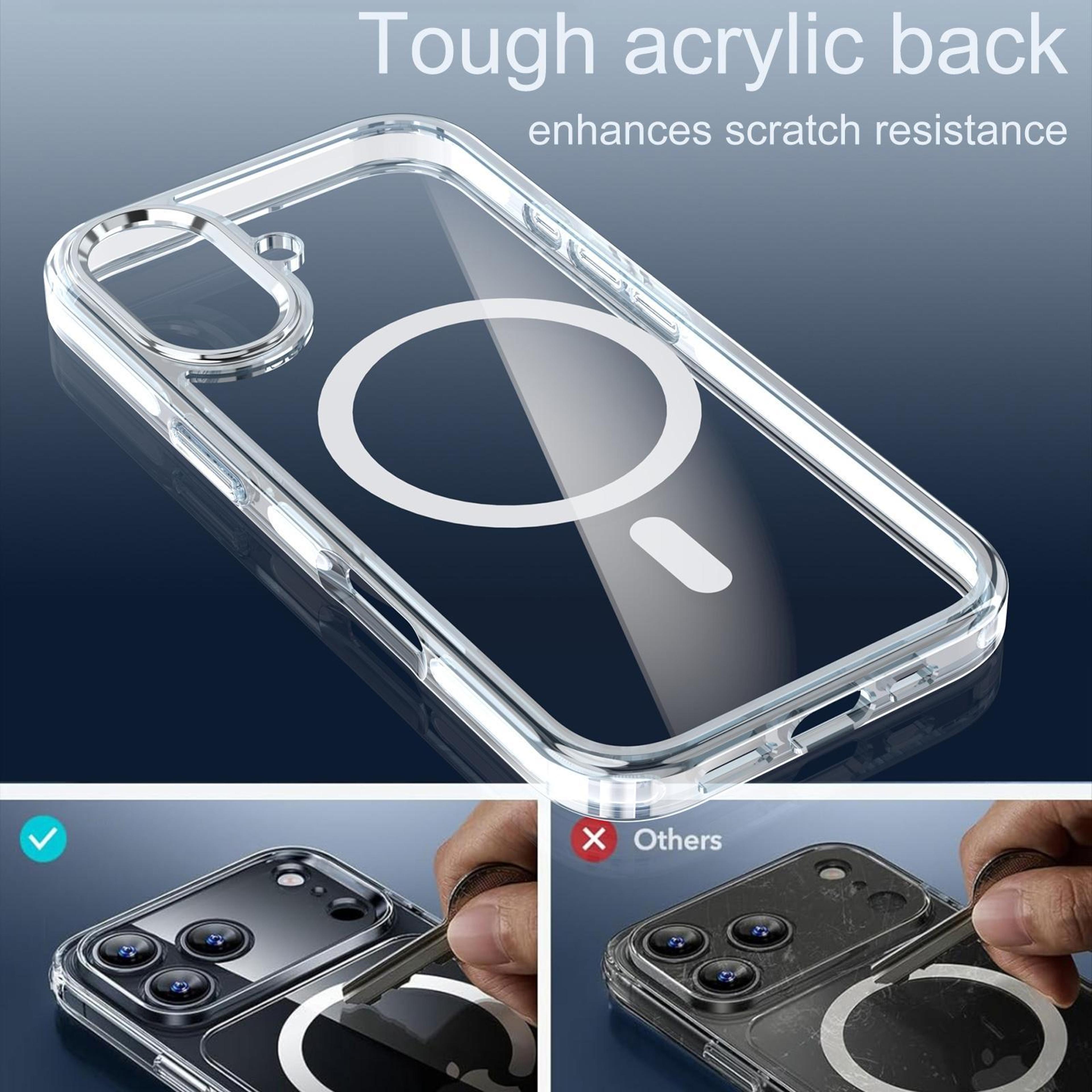 IPhone 17 Magnetic Clear MagSafe Case With TwoTone Transparent Shockproof Protection 5