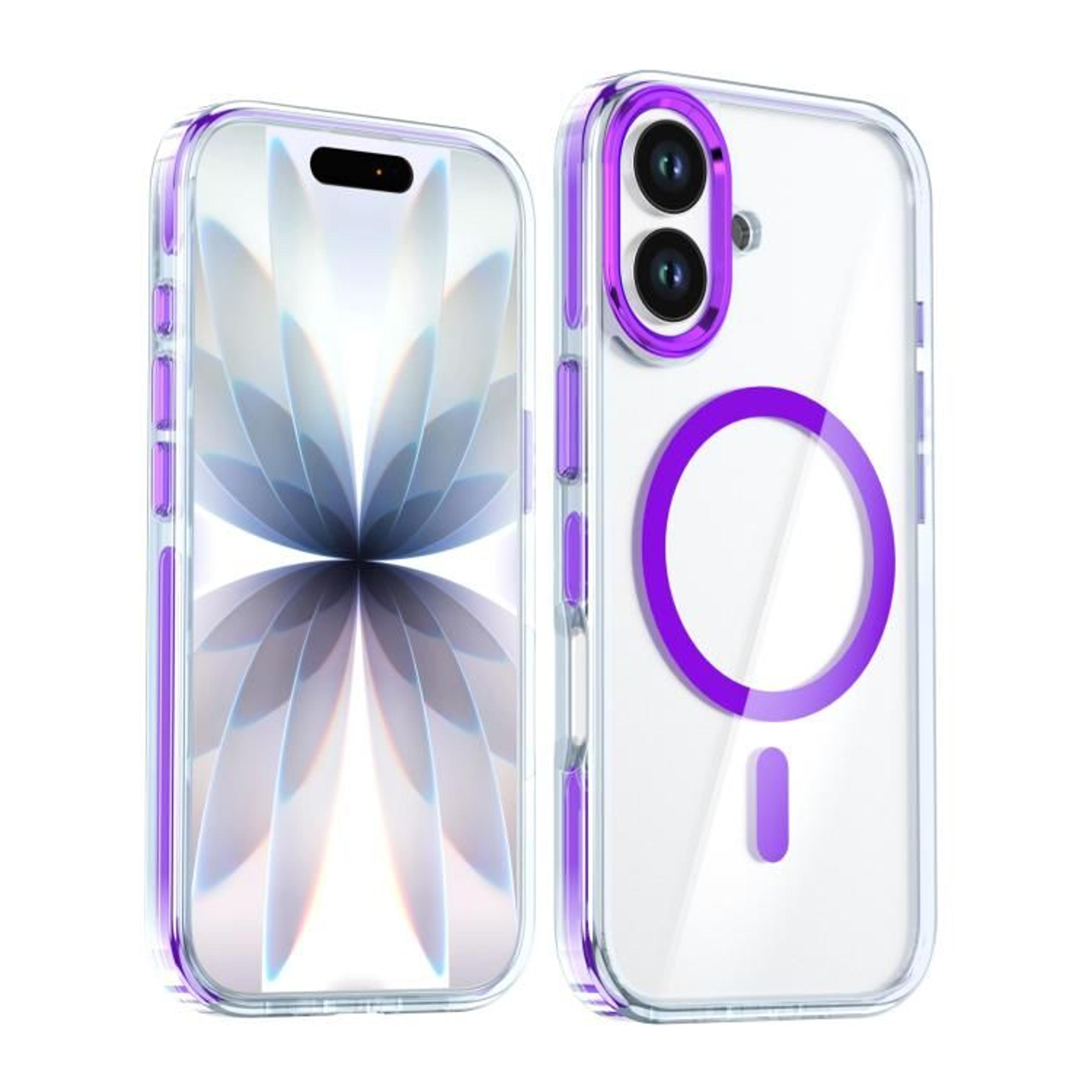 IPhone 17 Magnetic Clear MagSafe Case With TwoTone Transparent Shockproof Protection 7
