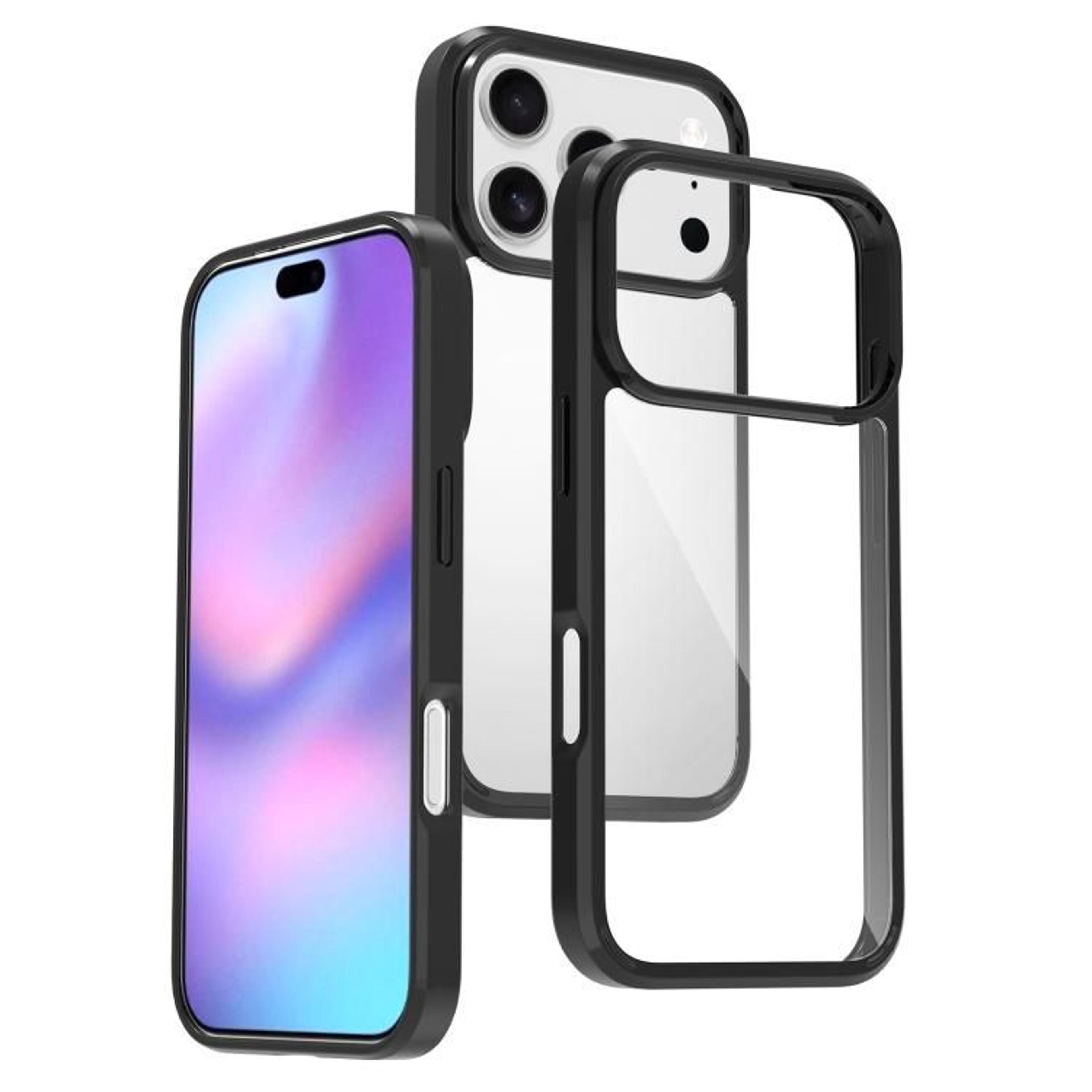 CrystalShield IPhone 17 Pro Case Scratchproof Clear TPU Phone Case With Acrylic Back 5