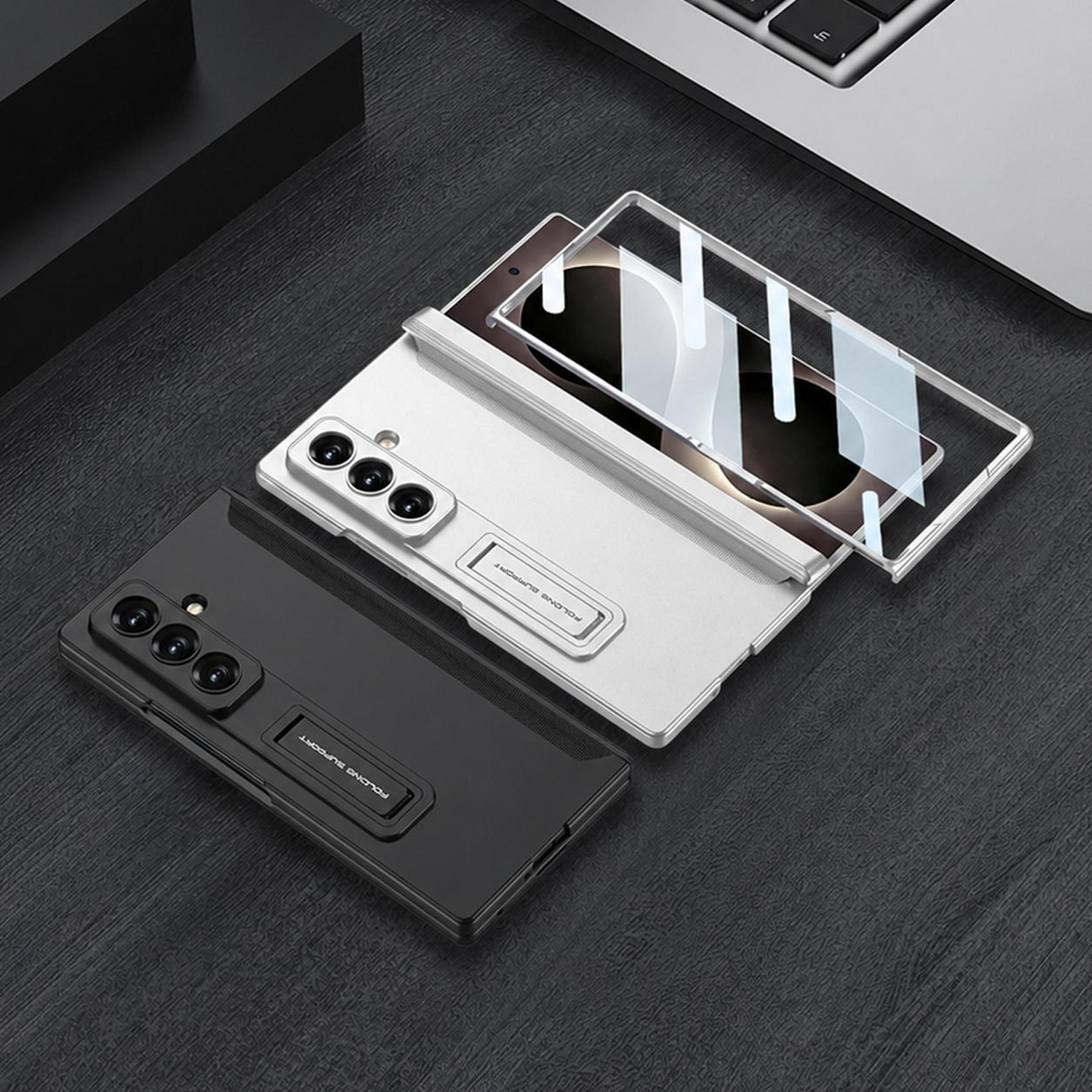 GKK Galaxy Z Fold8 Ultra Case Magnetic Full Cover Protective Leather PC Phone Case Titanium Gray 13