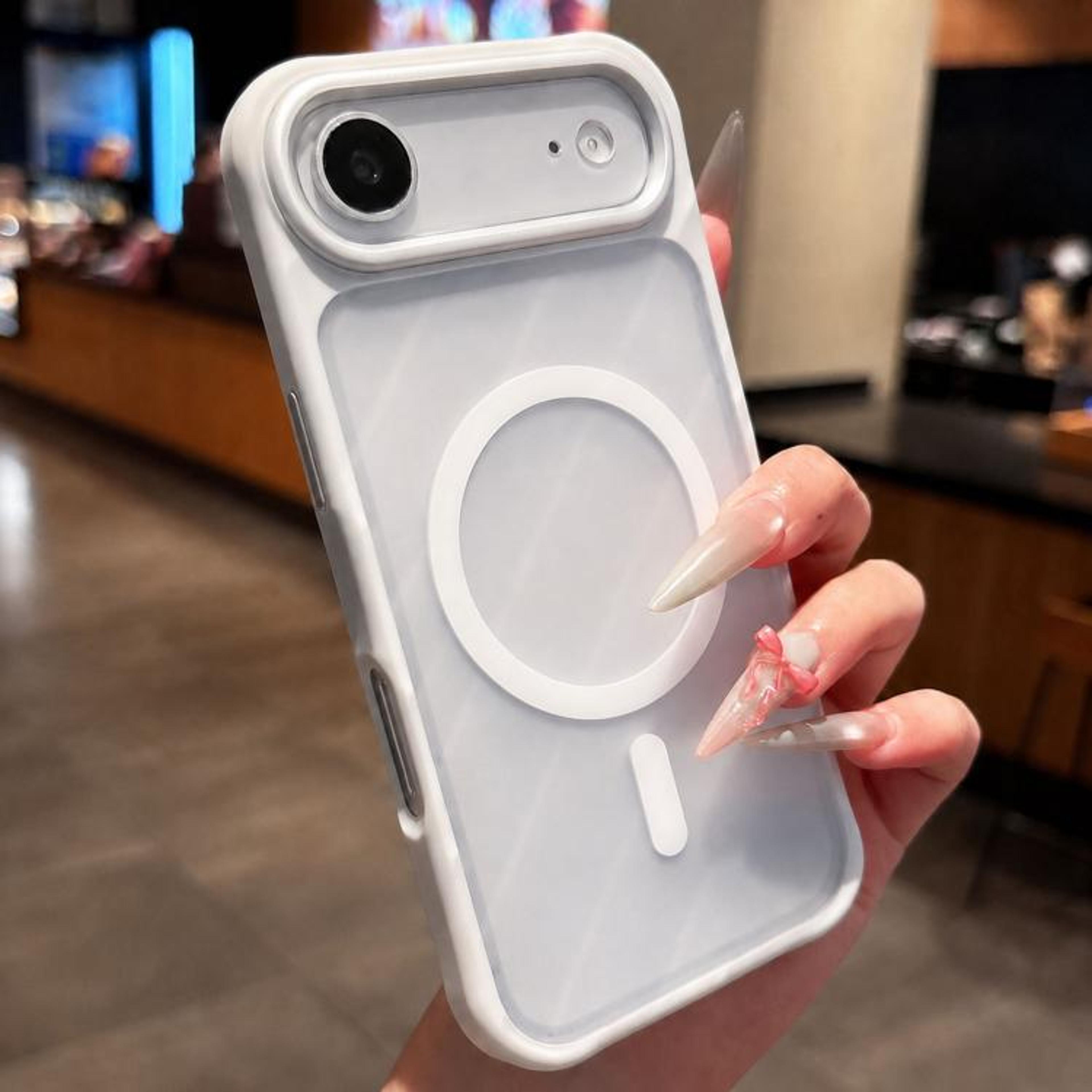 Magnetic IPhone Air Shockproof Clear Acrylic TPU Phone Case With MagSafe Compatible Design 7
