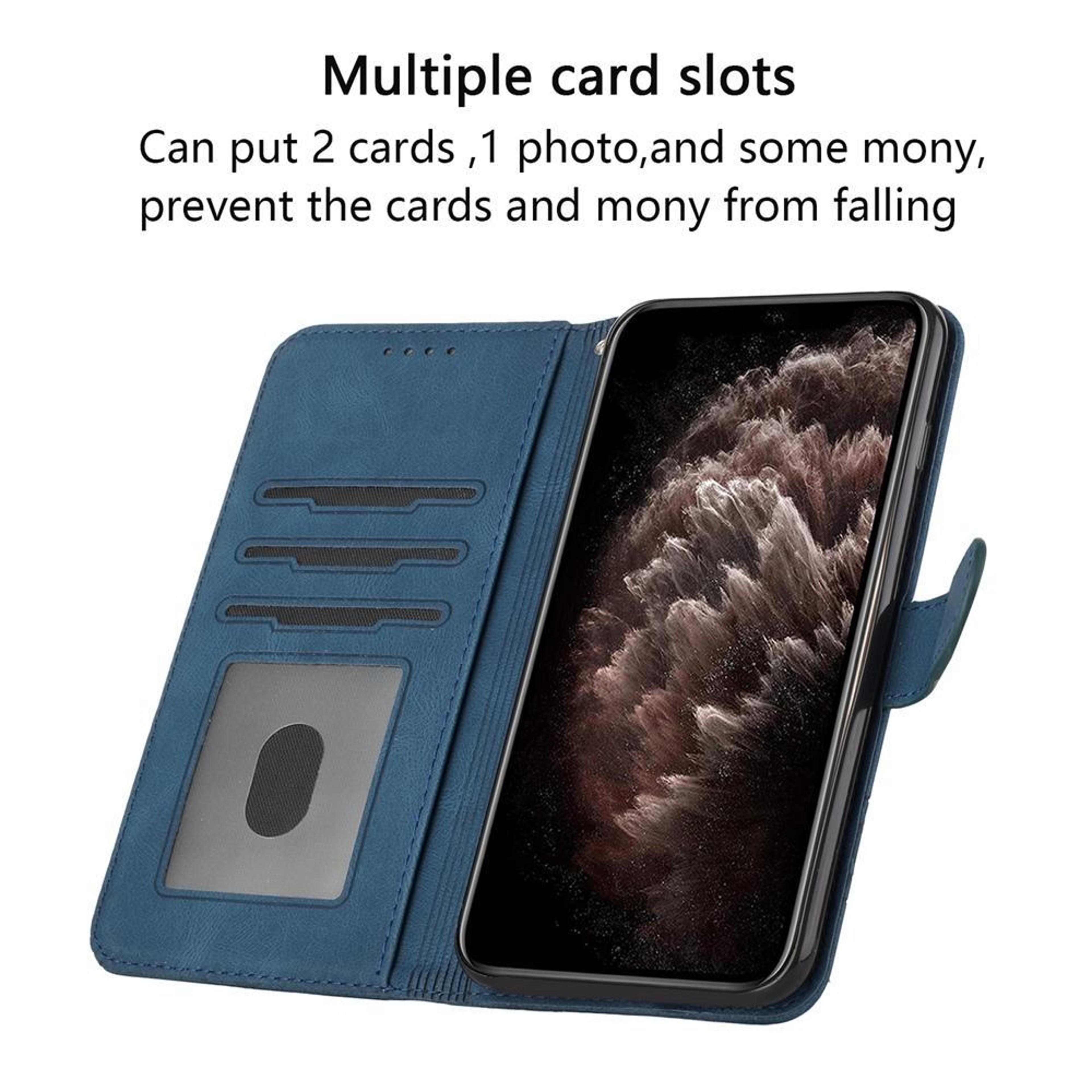 Blackview Wave 7C Flip Leather Phone Case With Card Slot Magnetic Wallet Stand Cover 4