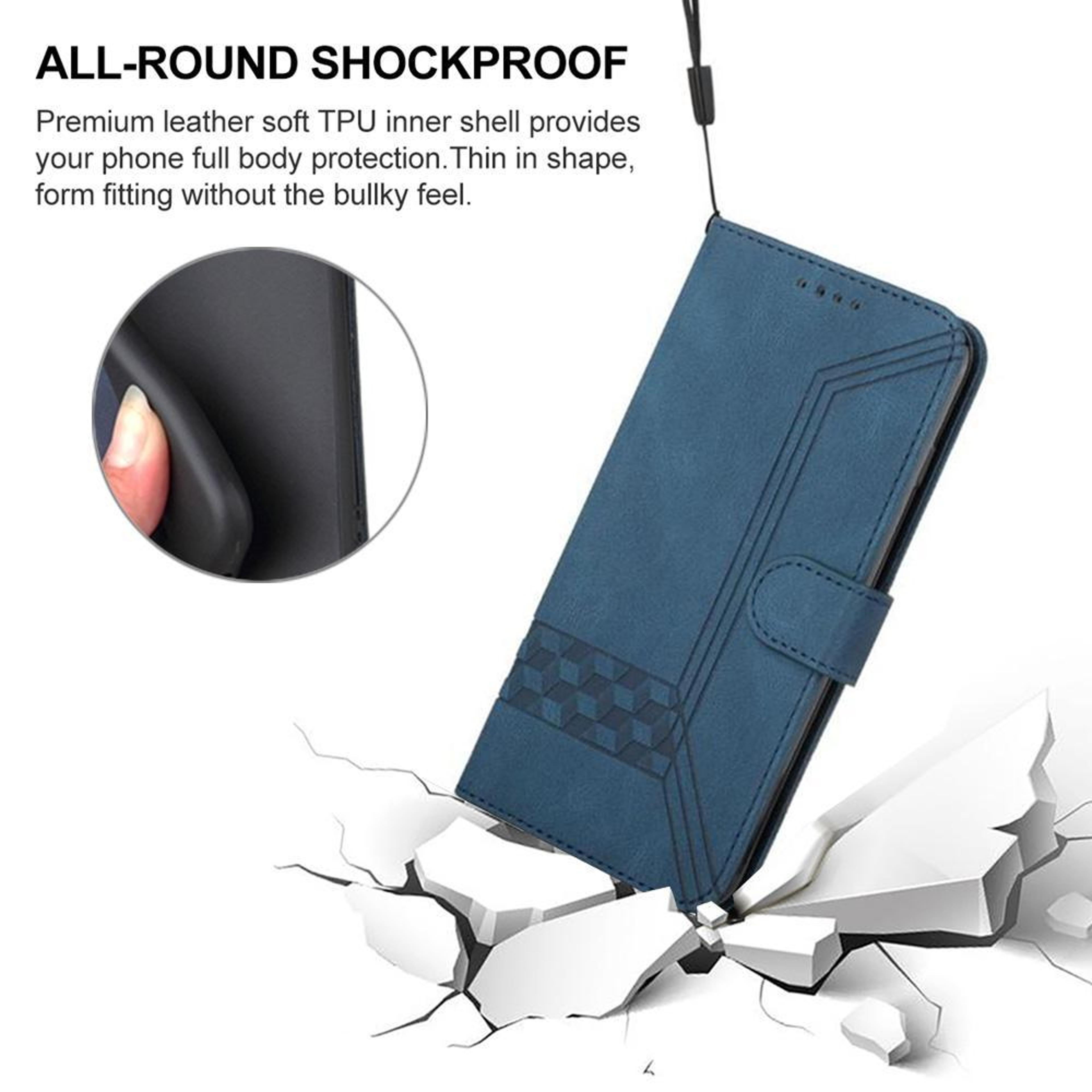 Blackview Wave 10 Flip Leather Phone Case Magnetic Wallet Cover With Card Slots And Kickstand 5