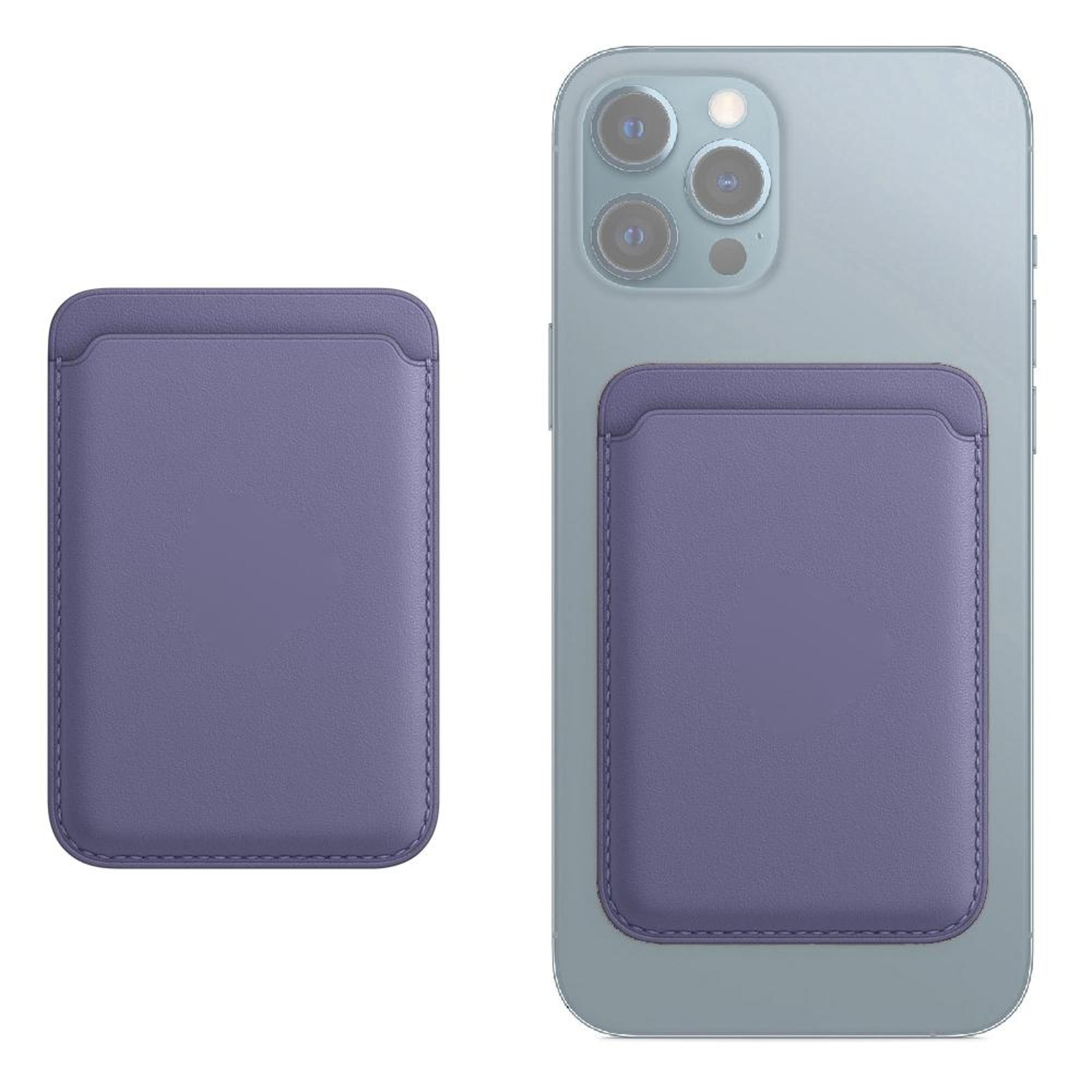 MagSafe Leather Wallet Card Holder For IPhone 12 Magnetic Card Pouch 5