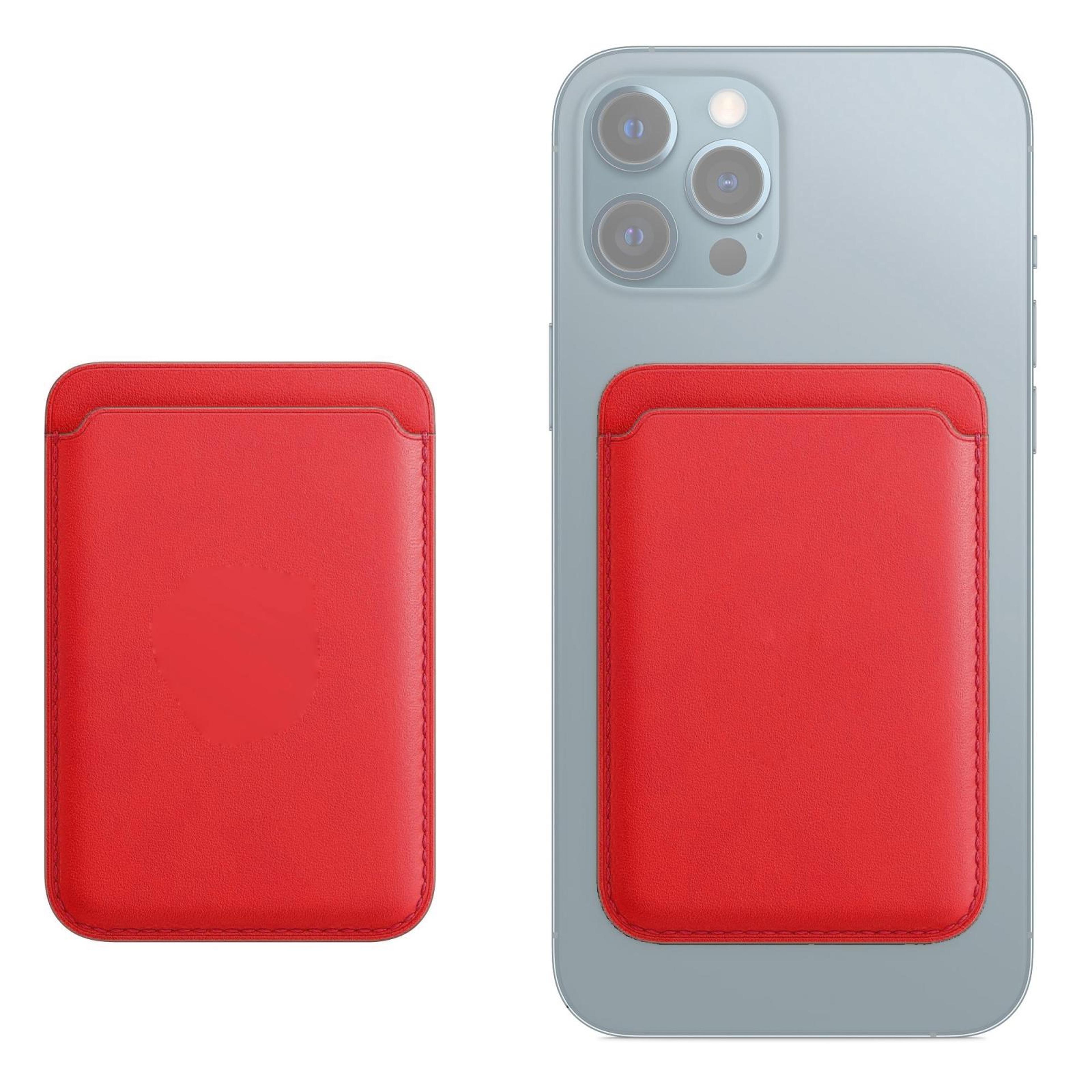 MagSafe Leather Wallet Card Holder For IPhone 12 Magnetic Card Pouch 7