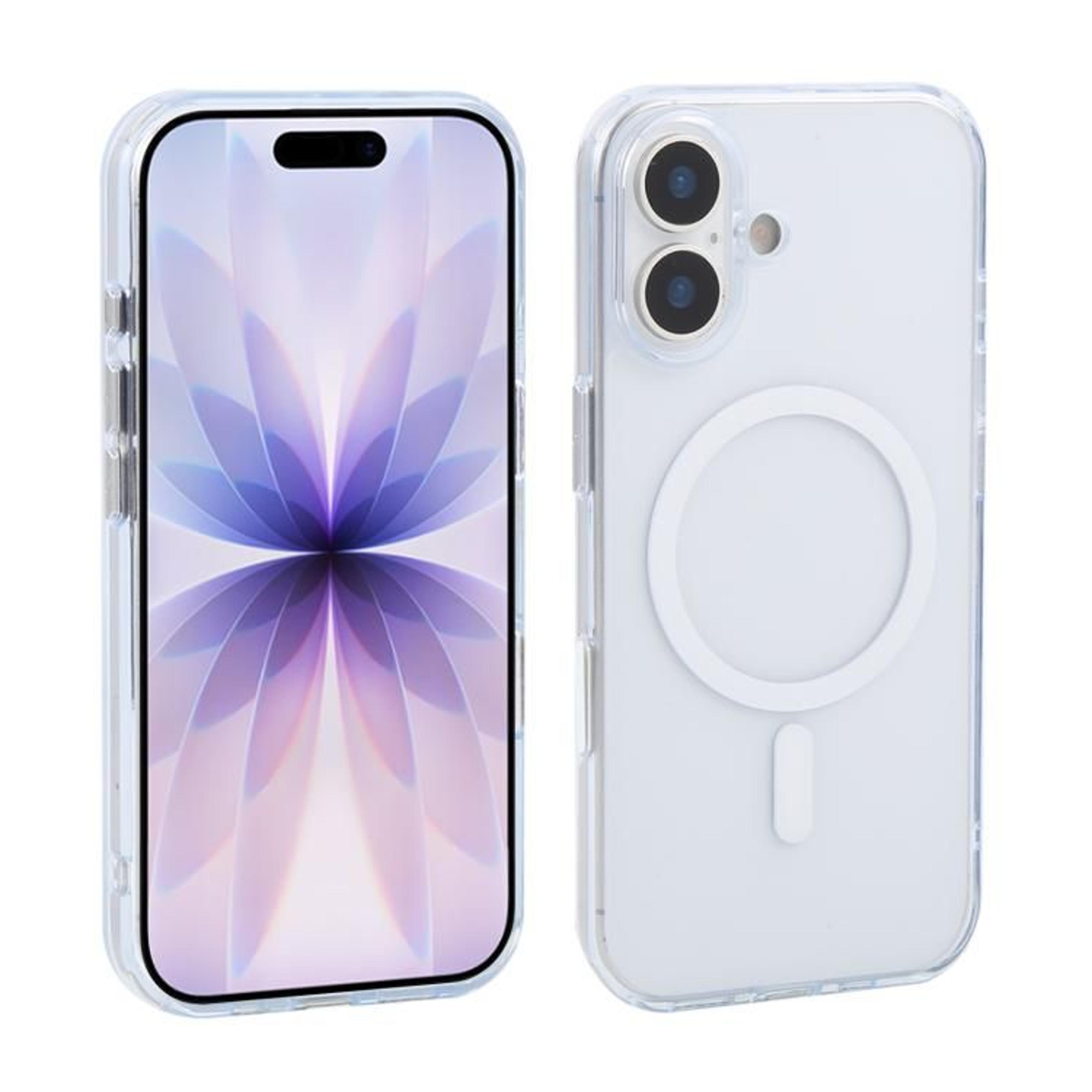 XDcase MagSafe IPhone 17 Case Frosted Clear Shockproof Phone Case With Magnetic Wireless Charging 11