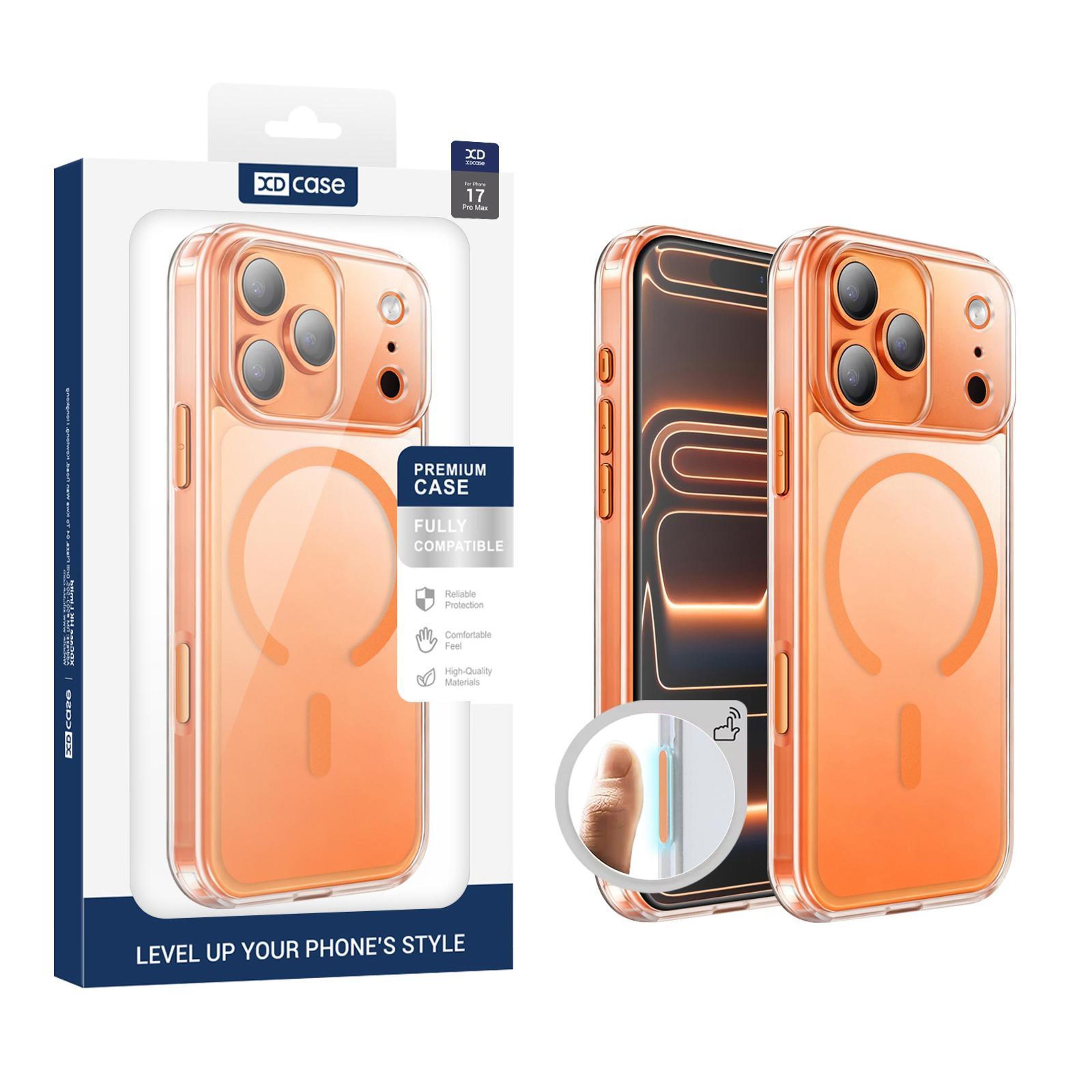 xdcase magnetic iphone 17 pro max case frosted transparent shockproof phone case