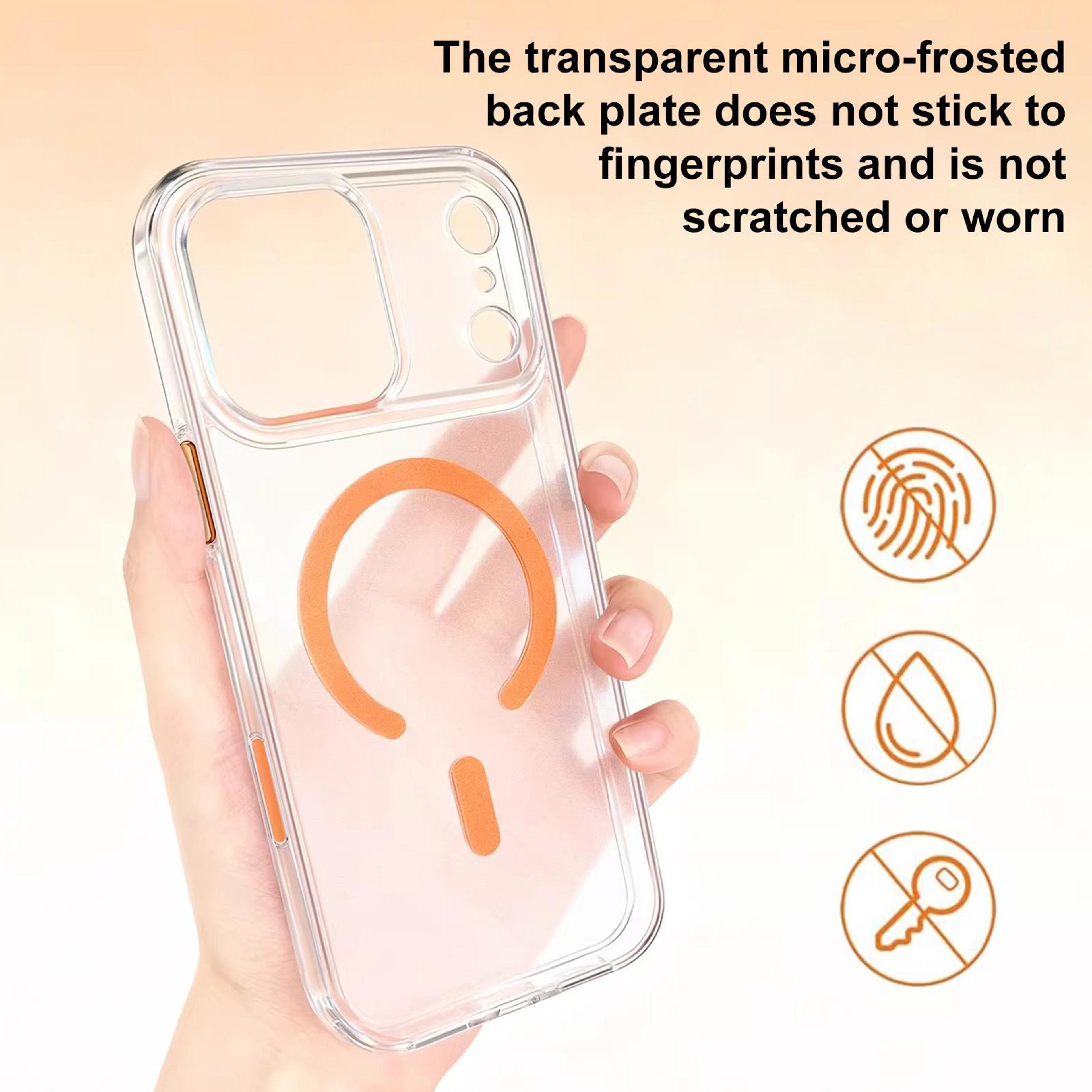 XDcase Magnetic IPhone 17 Pro Max Case Frosted Transparent Shockproof Phone Case 7