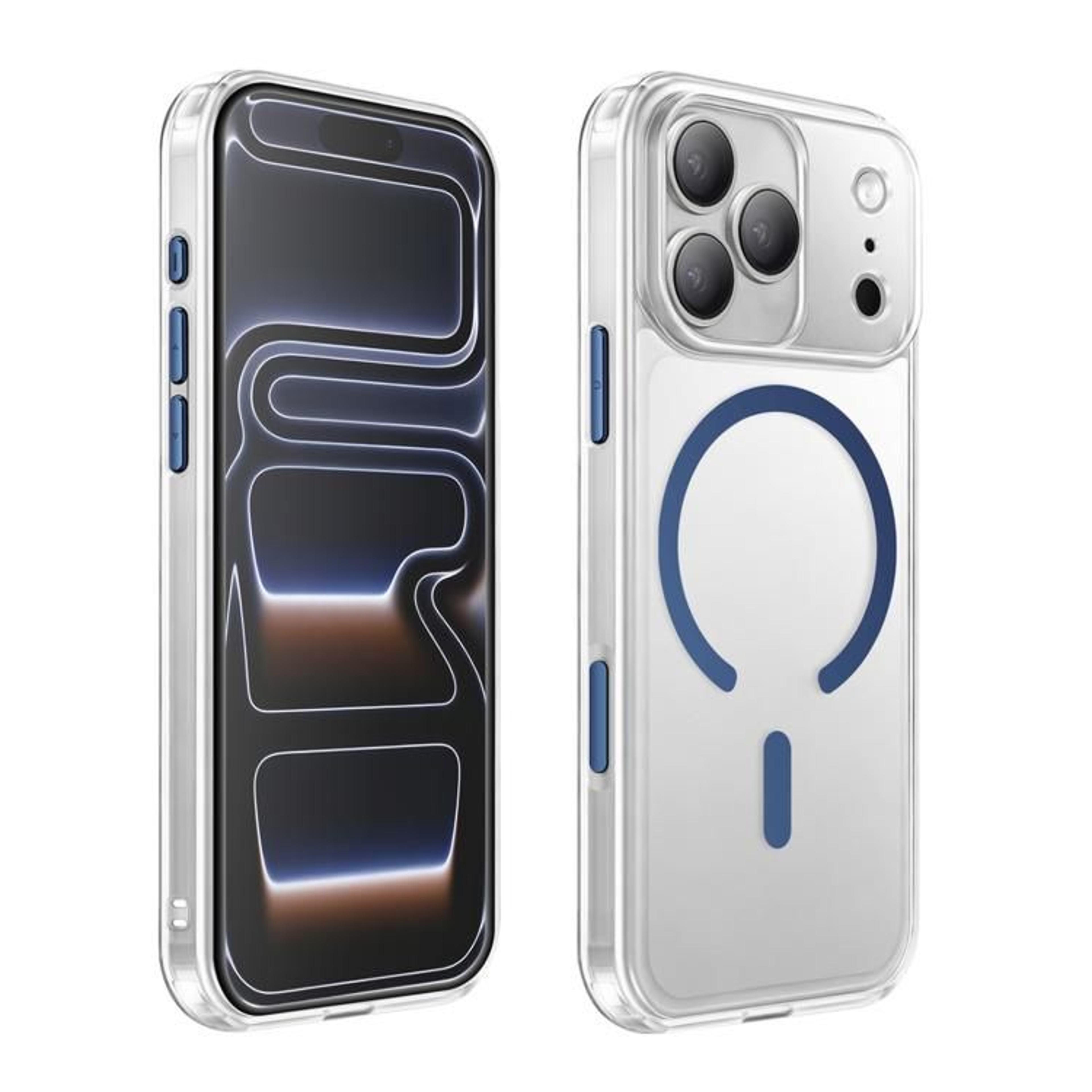 XDcase Magnetic IPhone 17 Pro Max Case Frosted Transparent Shockproof Phone Case 9