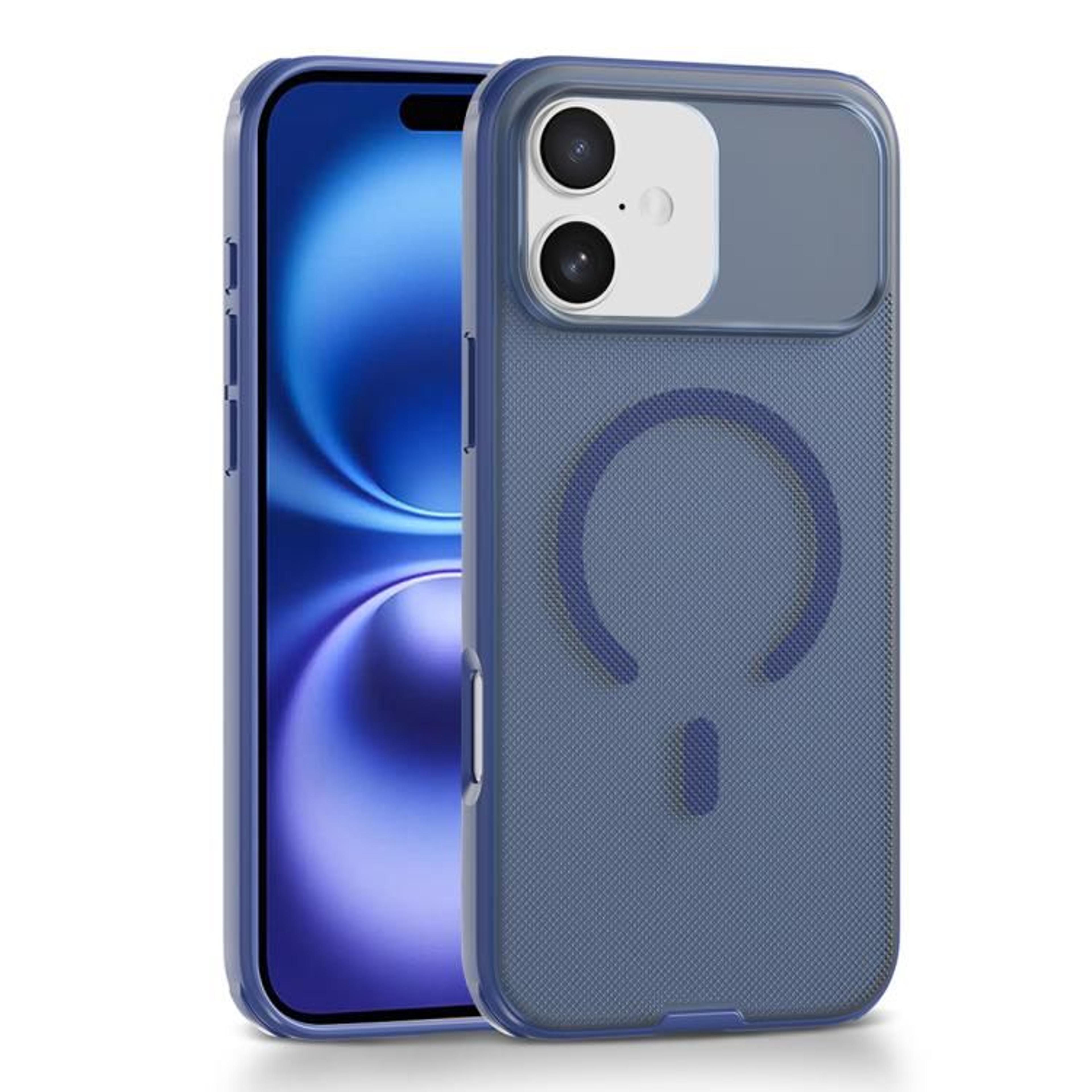 IPhone 16 Magnetic Case Frosted Dot Texture MagSafe Compatible Slim Protective Cover 9