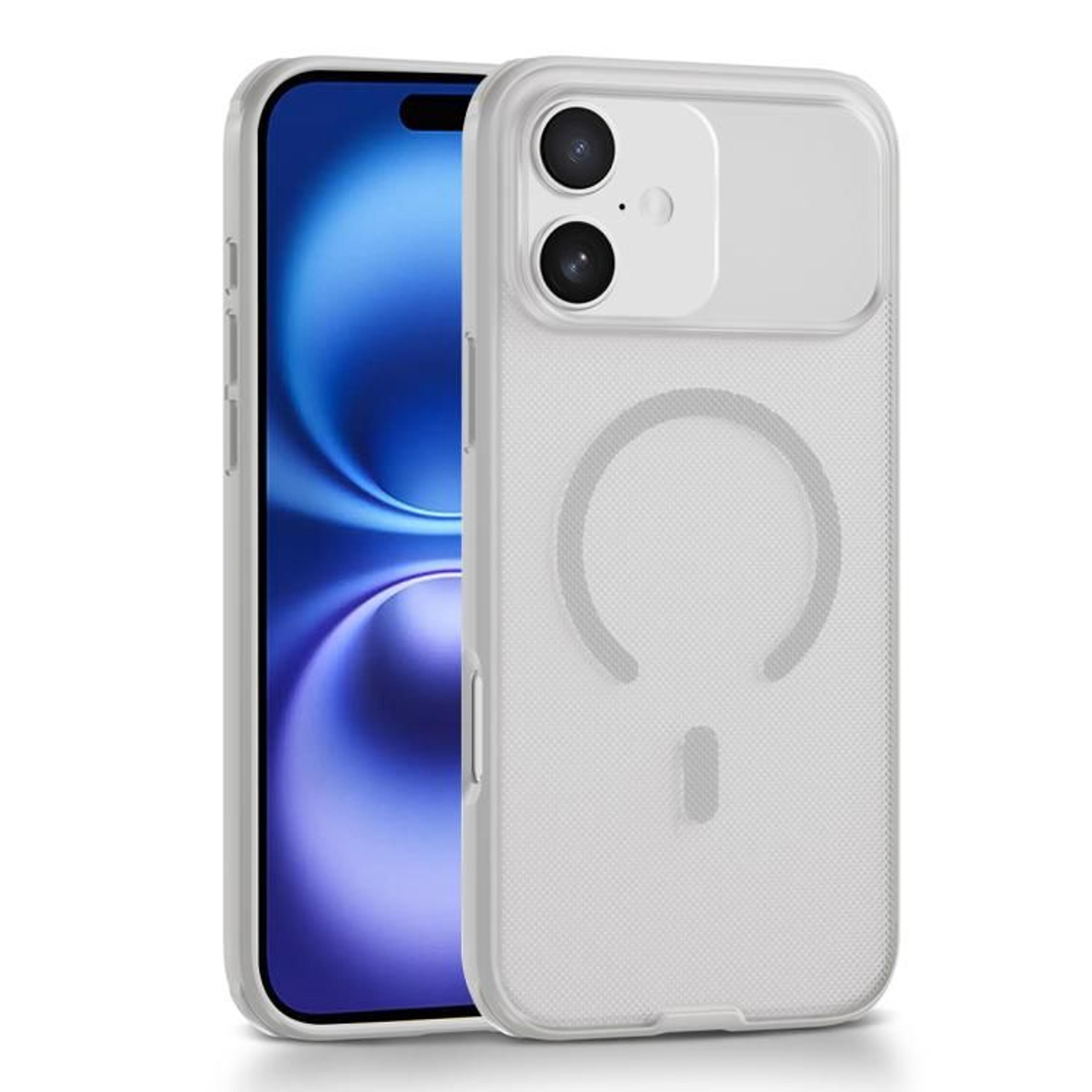 IPhone 16 Magnetic Case Frosted Dot Texture MagSafe Compatible Slim Protective Cover 10