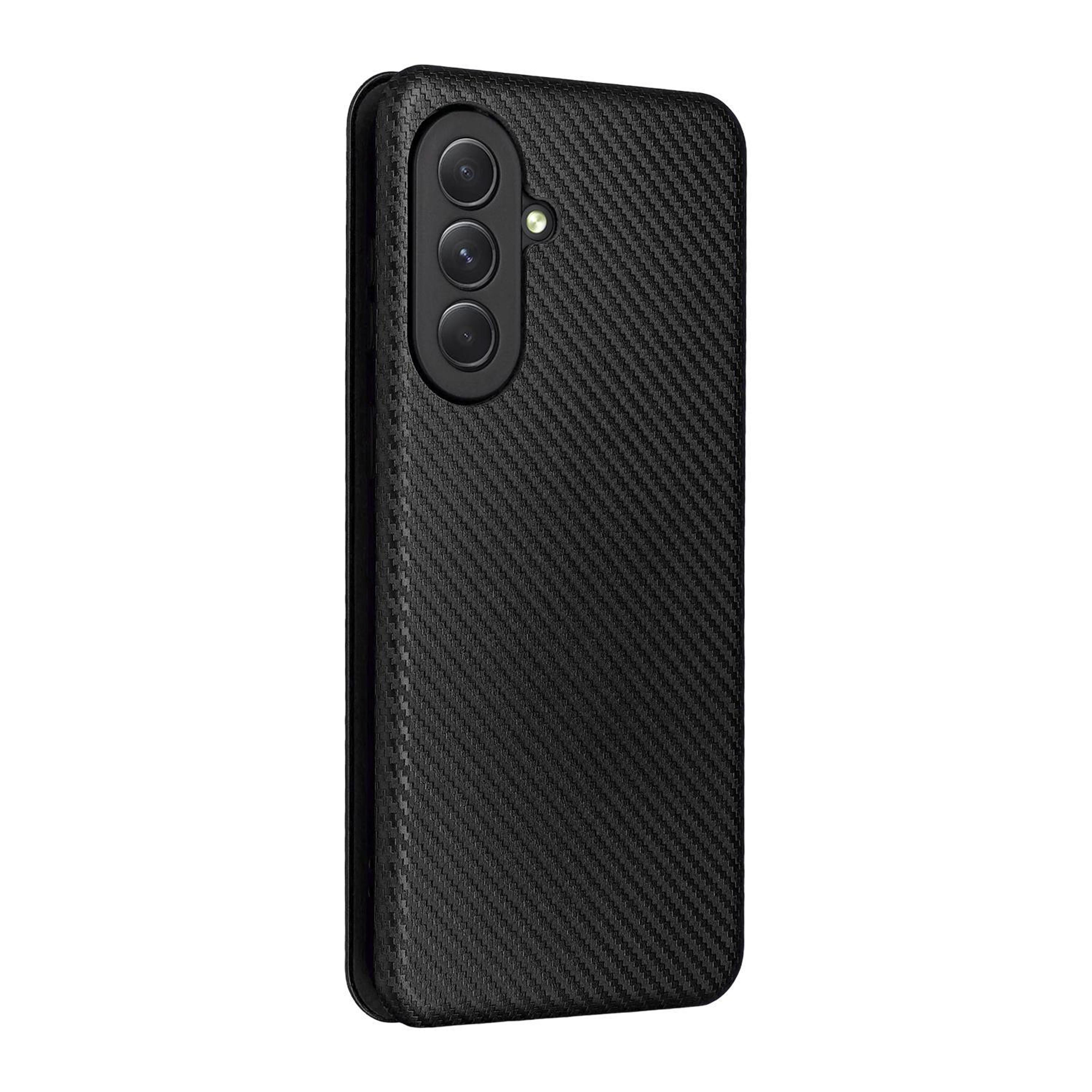Samsung Galaxy A57 5G Wallet Flip Case Carbon Fiber Leather Protective Cover 2