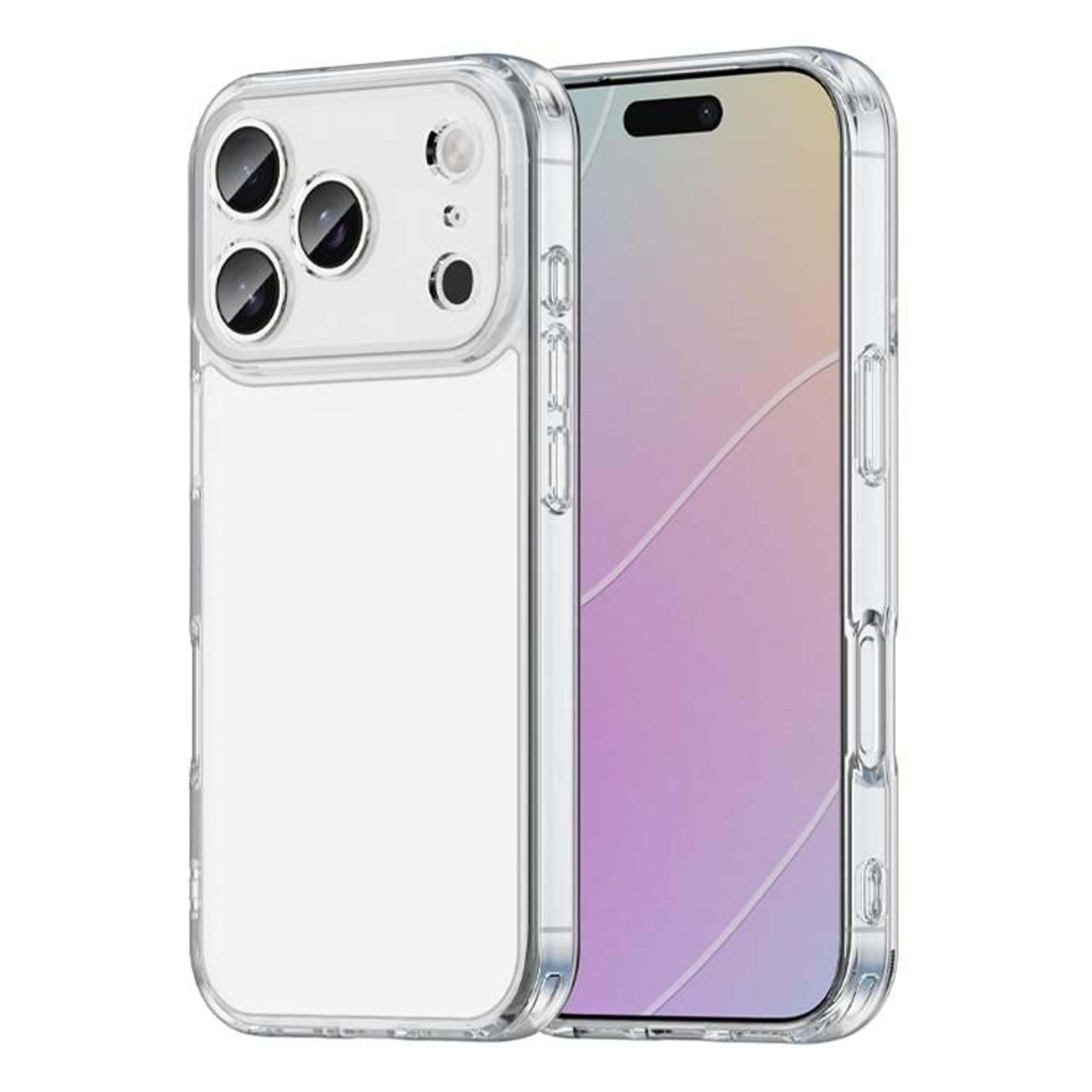 IPhone 17 Pro Max Shockproof Phone Case Clear Hybrid TPU PC Airbag Protective Cover 8