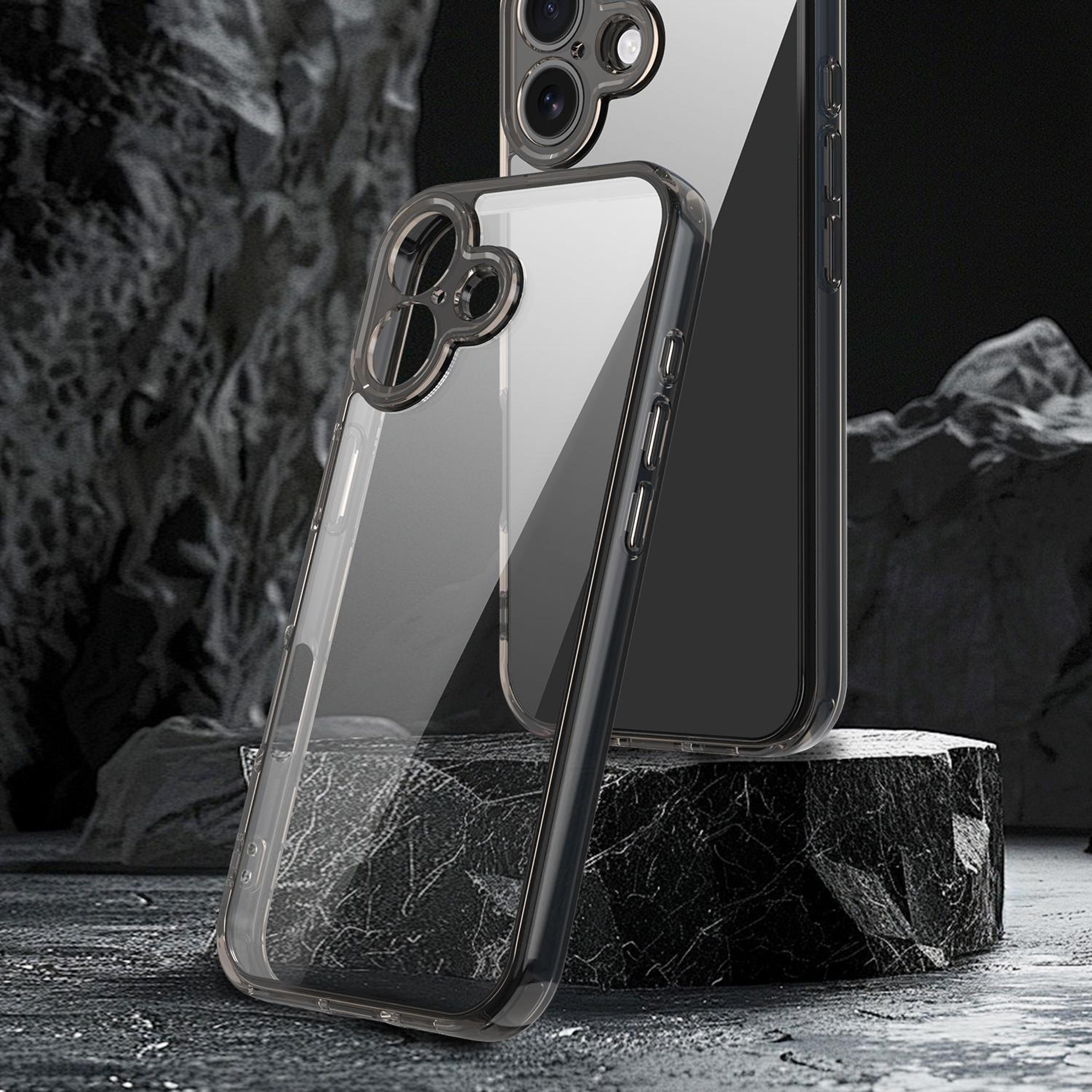 IPhone 17 Shockproof Phone Case Clear TPU PC Hybrid Airbag Protective Cover 3