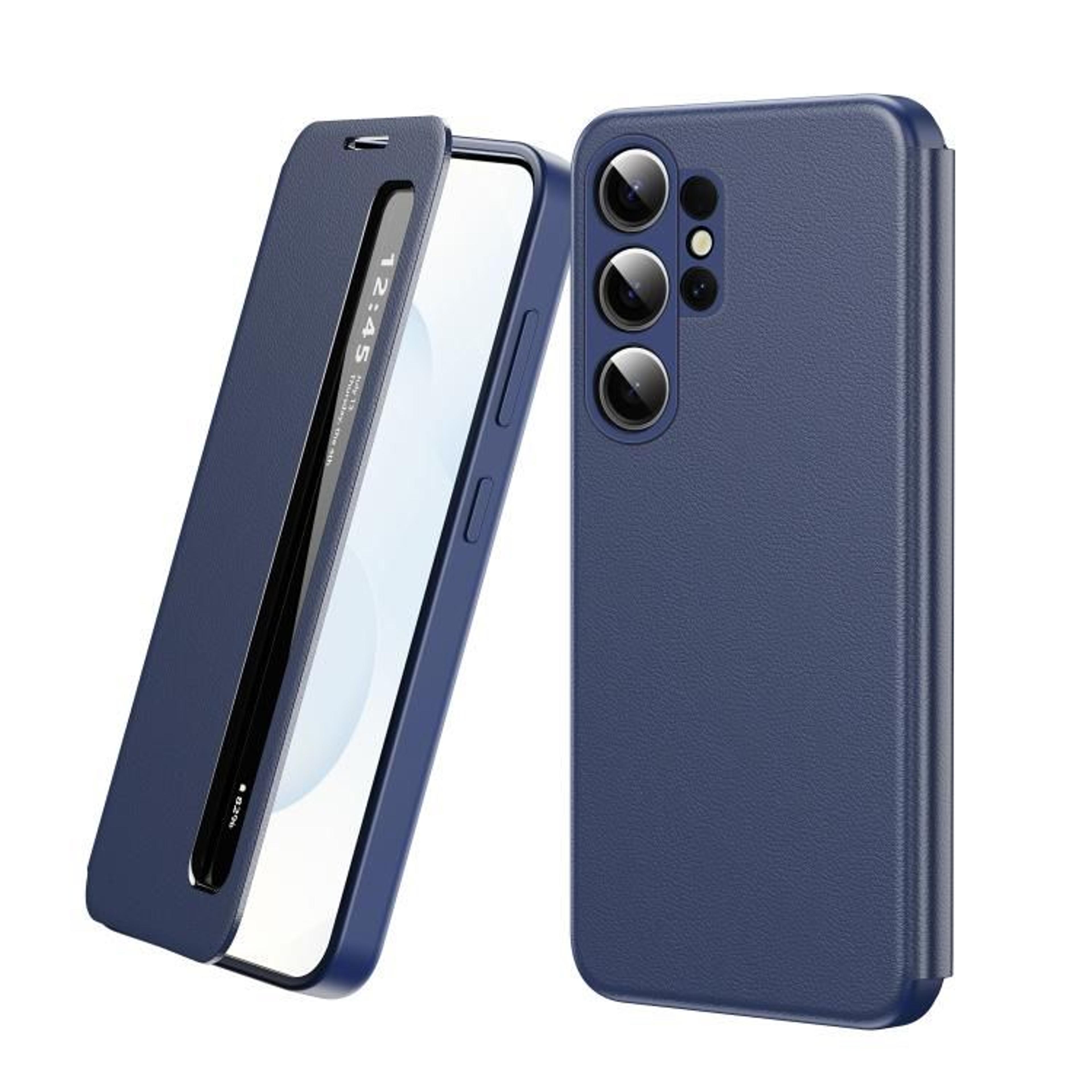 Galaxy S26 Ultra Smart View Window Leather Phone Case Protective Flip Cover 7