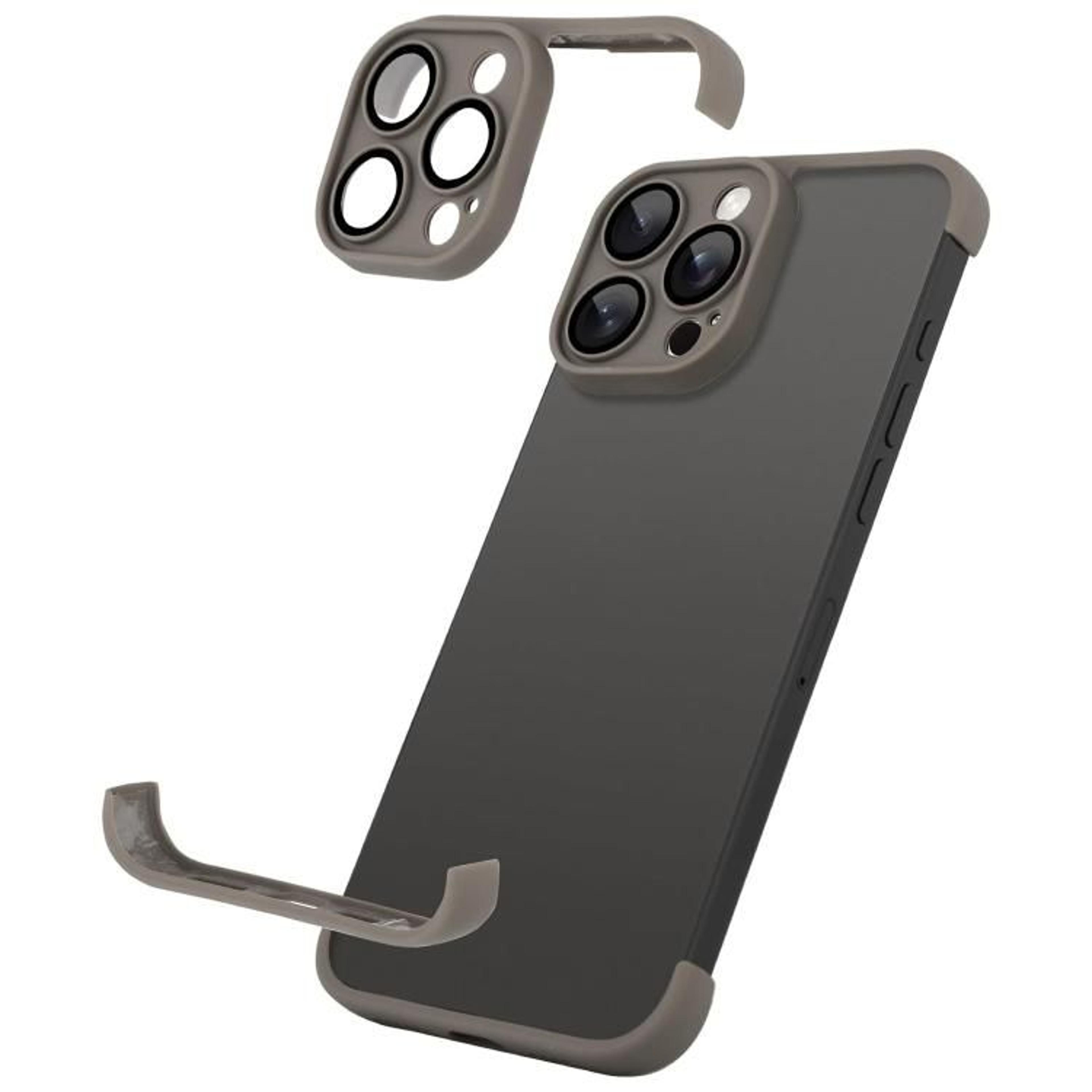 Ultra Thin Frameless IPhone 16 Pro Case With Airbag Corners  Camera Lens Protector 7