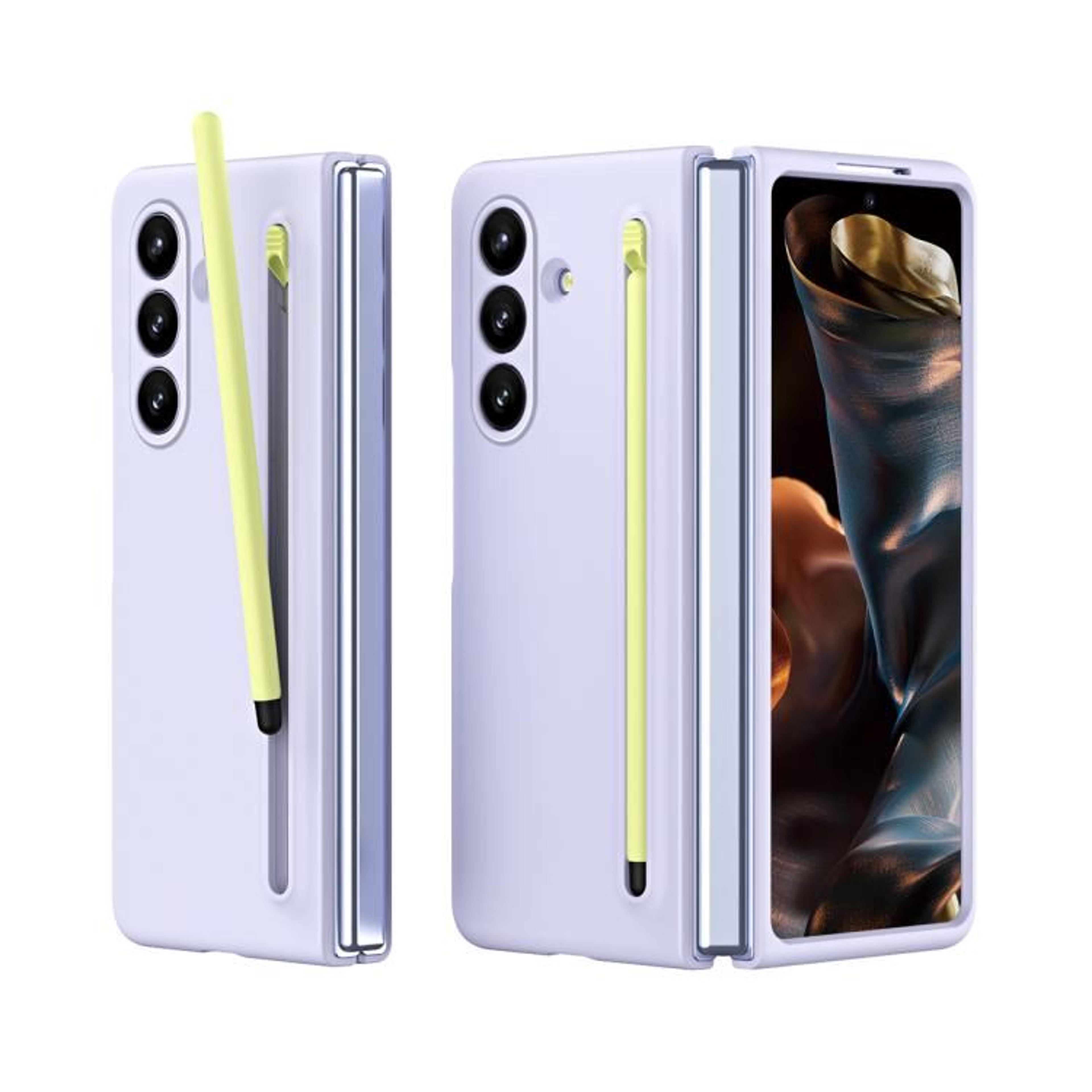 Galaxy Z Fold7 5G Shockproof Phone Case With Skin Feel Finish  Mirror Design Slim Protective Cover 8