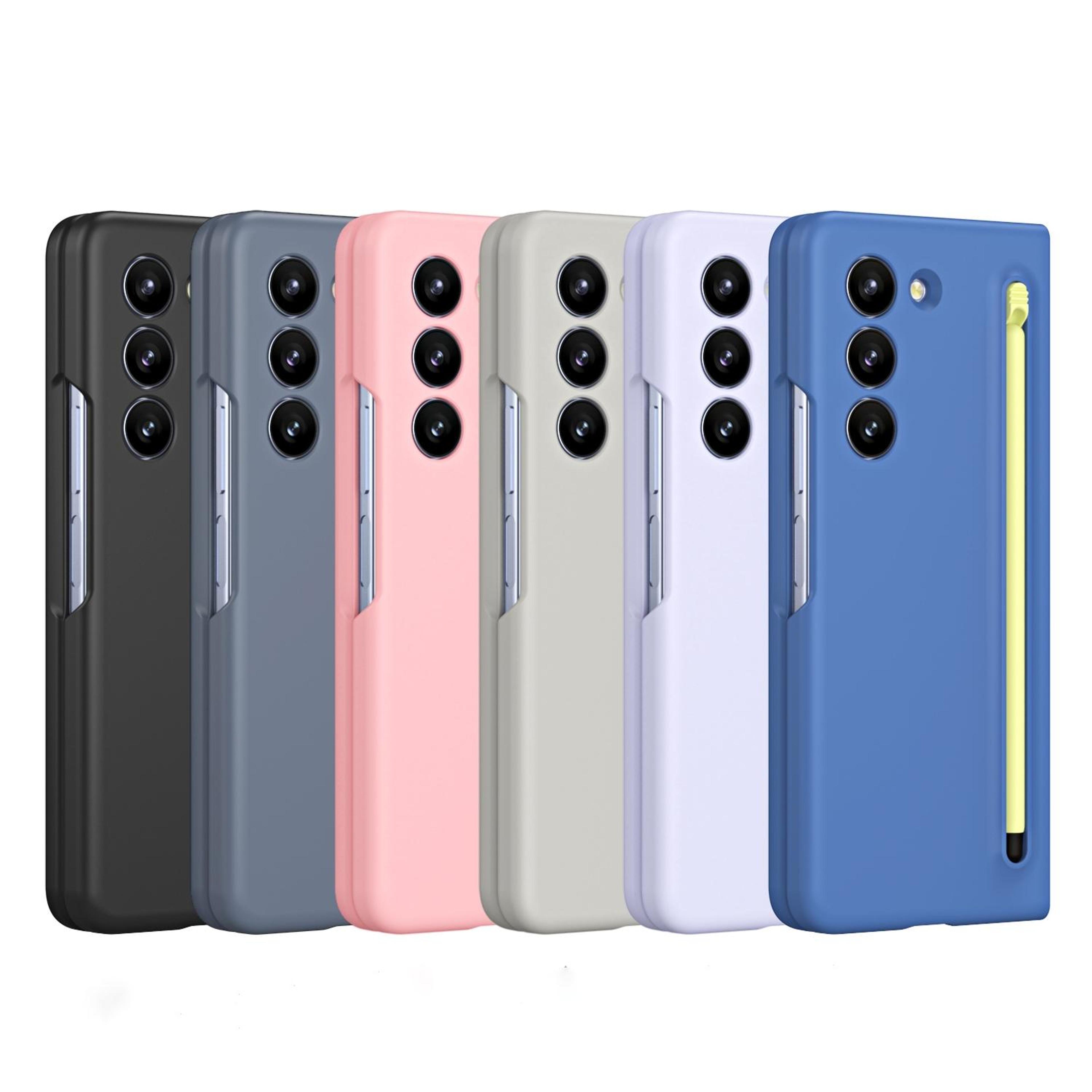 Galaxy Z Fold5 Shockproof Phone Case Skin Feel Slim Protective Cover With Mirror Finish 1