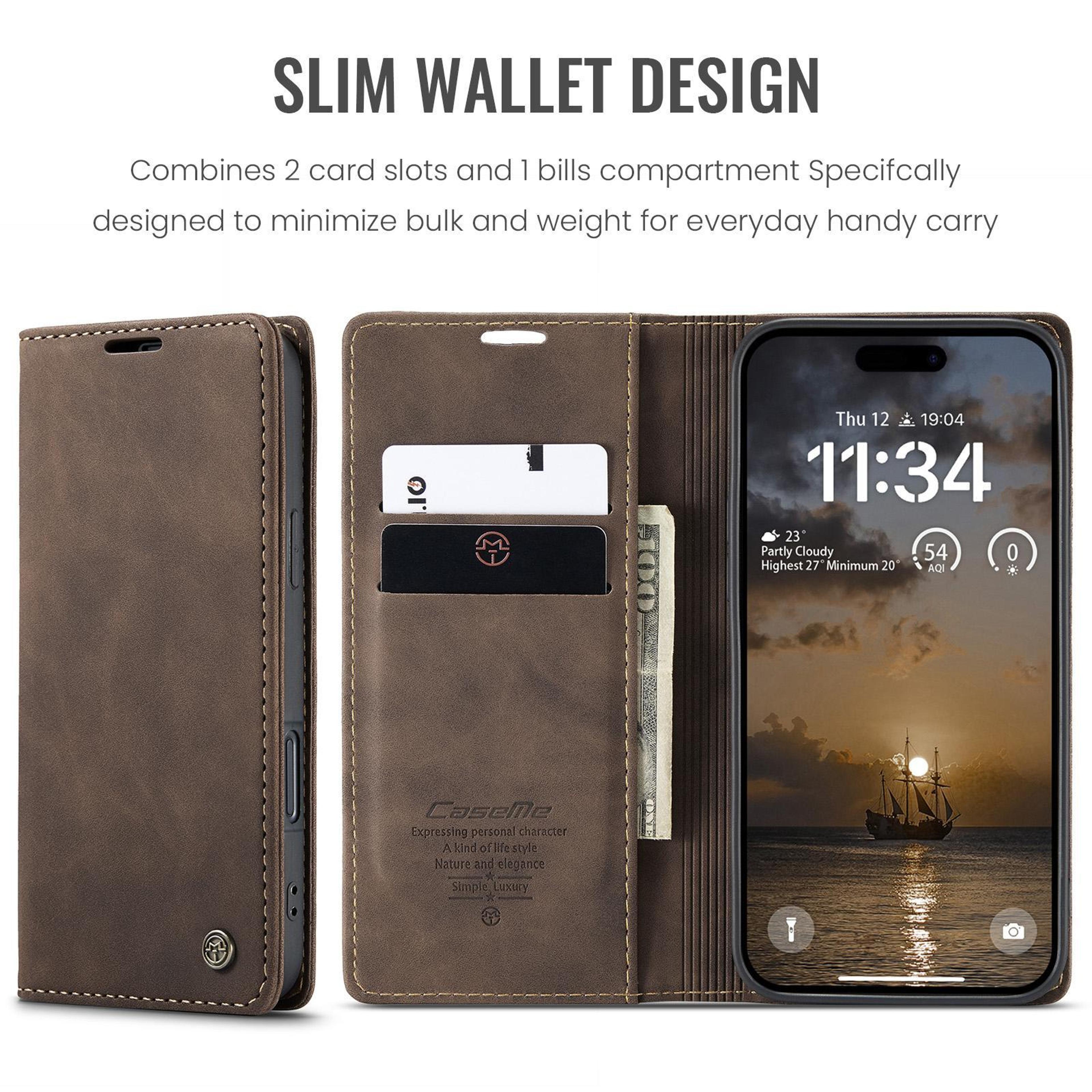 CaseMe 013 IPhone 17 Pro Max Wallet Case With Leather Flip Cover  Kickstand 1