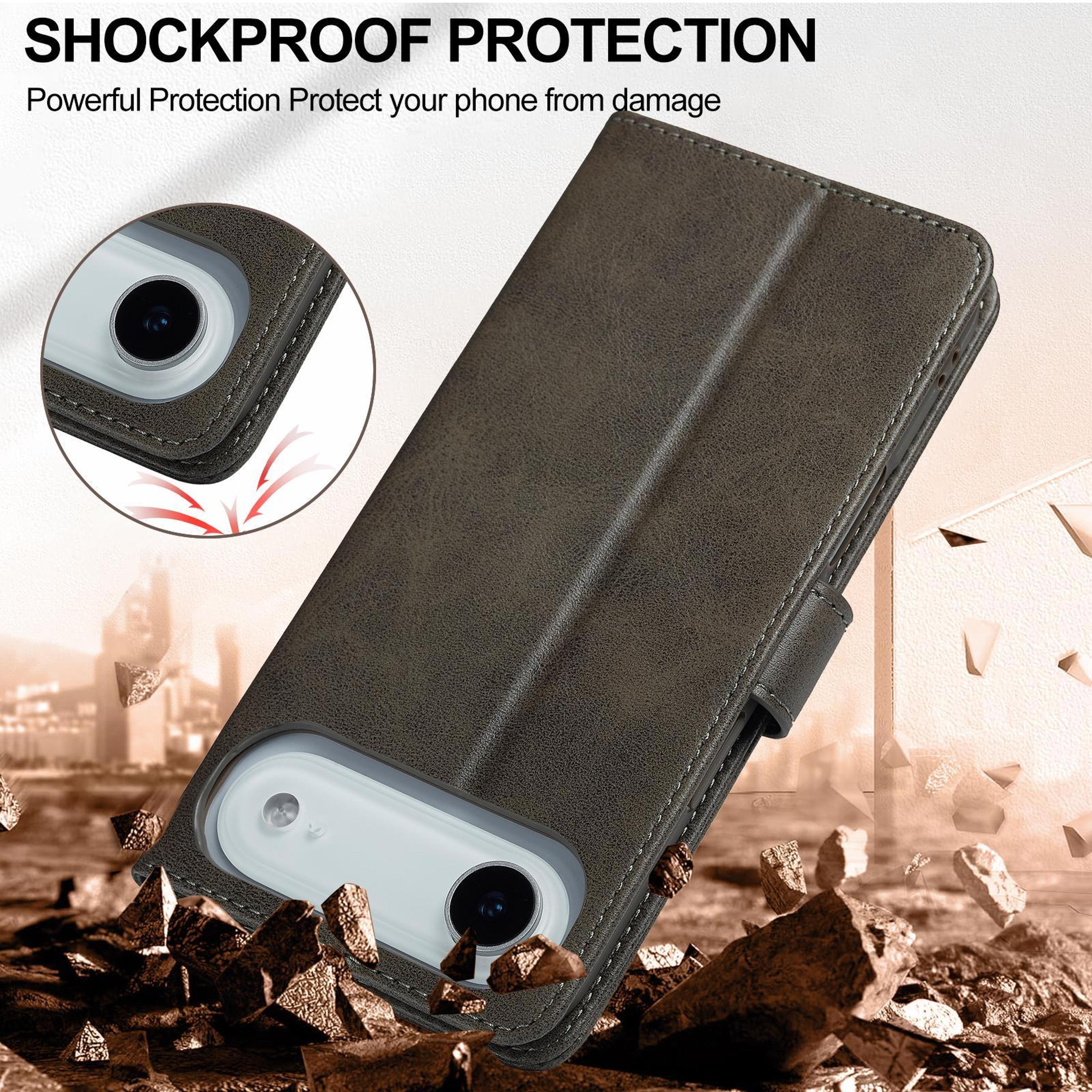 LCIMEEKE Leather Wallet Case With Stand  Card Holder For IPhone Air Flip Cover 3