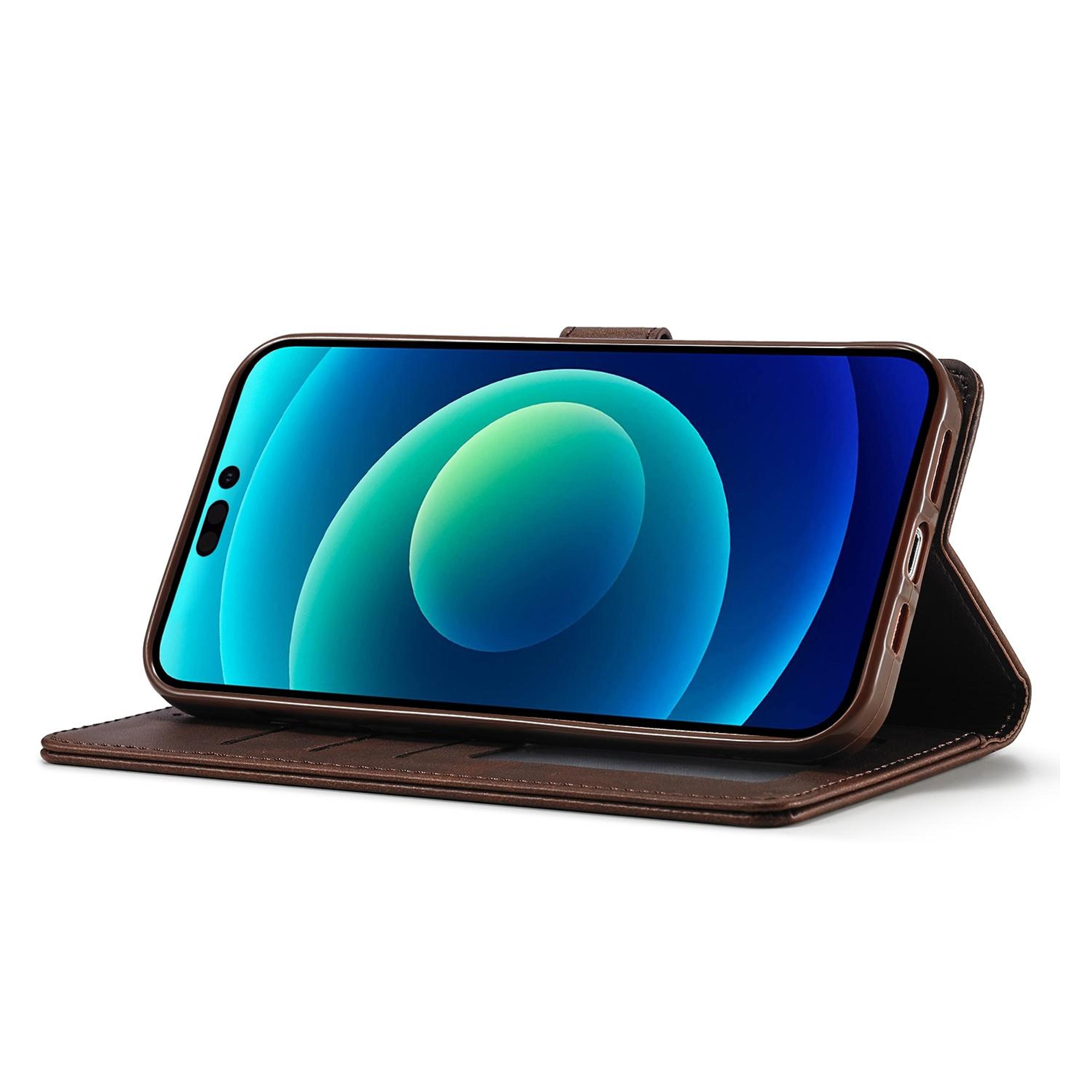 IPhone 14 Plus Leather Wallet Case With Stand  Card Holder Flip Cover 4