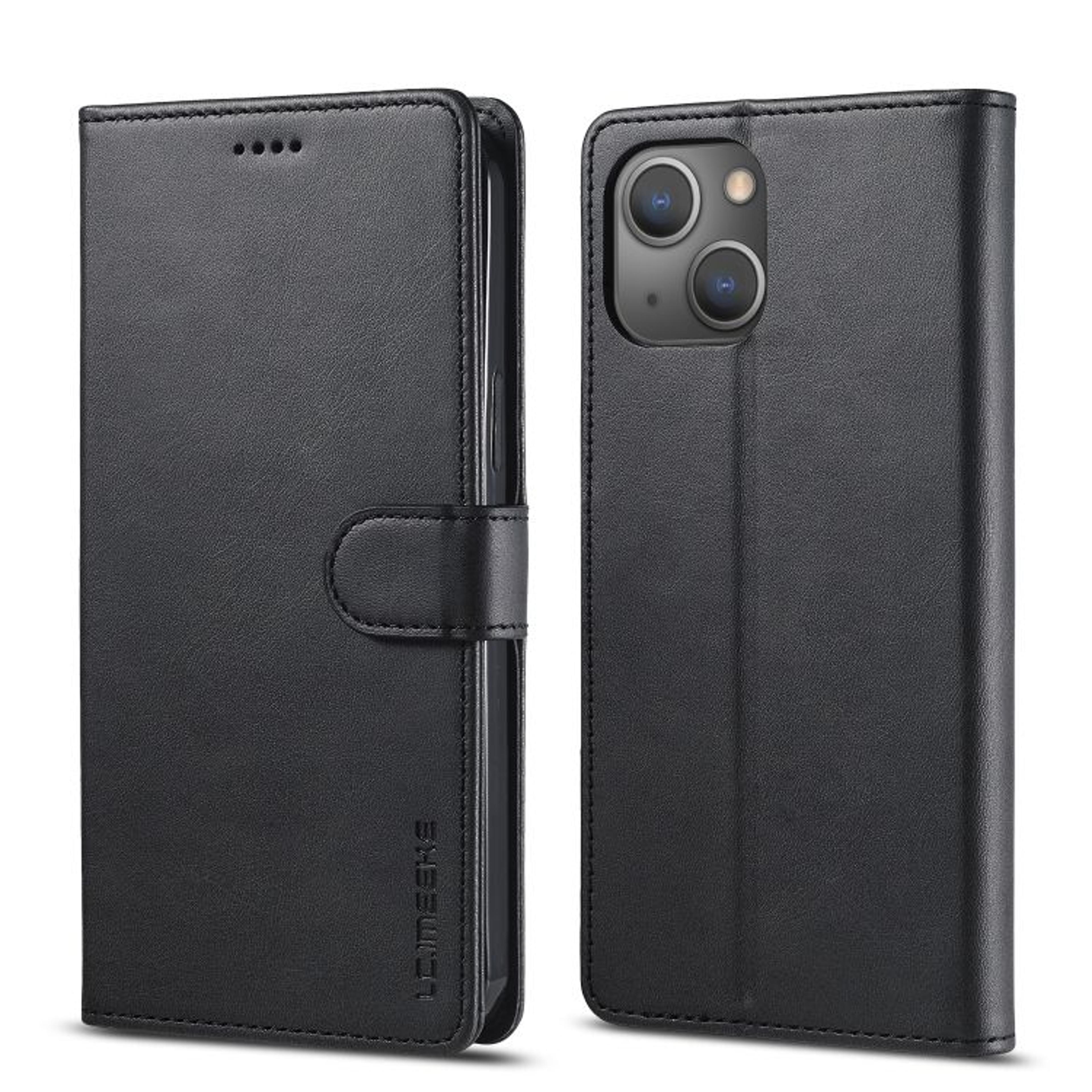 IPhone 14 Plus Leather Wallet Case With Stand  Card Holder Flip Cover 6
