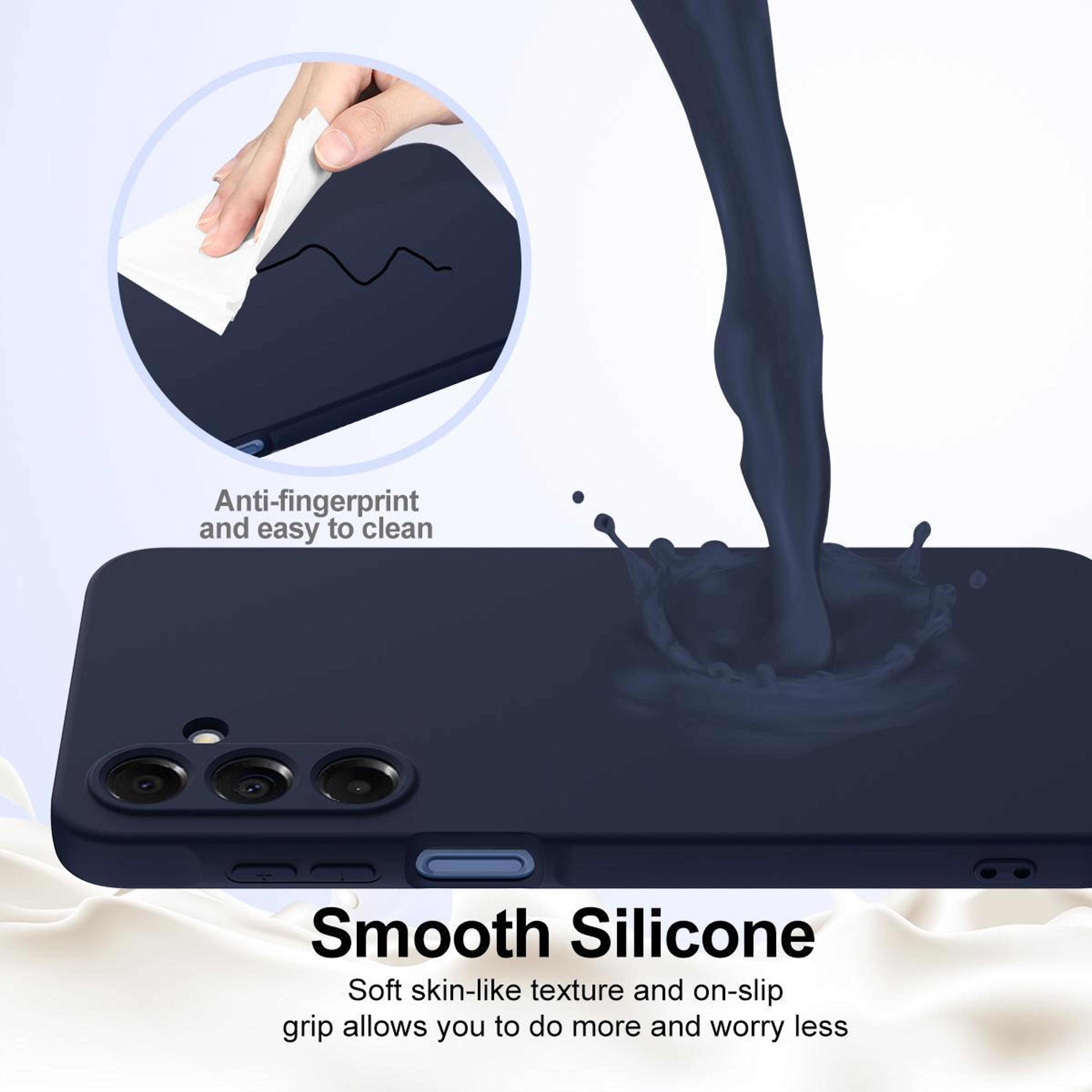 Galaxy A27 5G MagSafe Case Shockproof Silicone Magnetic Protective Cover With Microfiber Lining 4