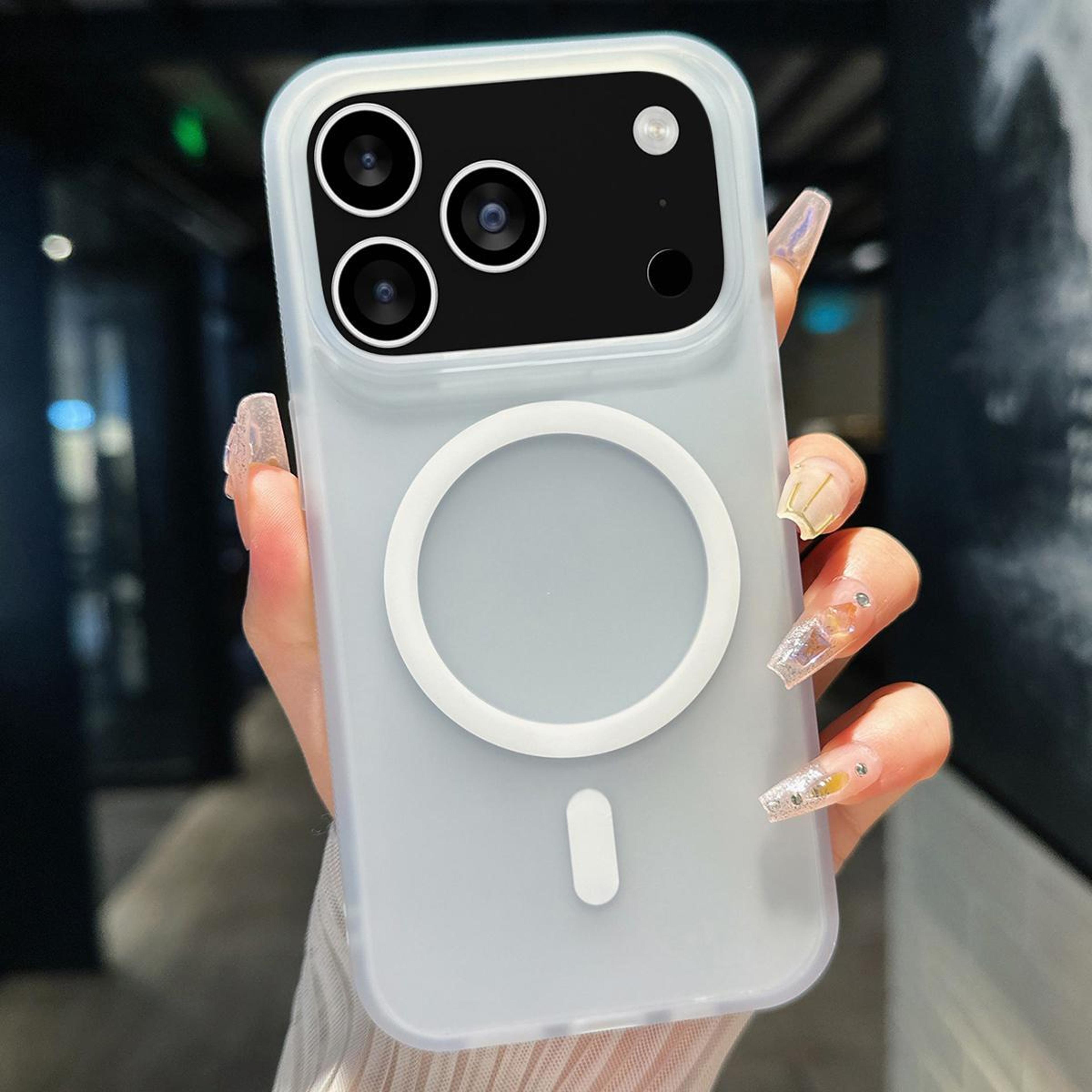IPhone 17 Pro MagSafe Clear TPU PC Hybrid Protective Case With Wireless Charging Support 0